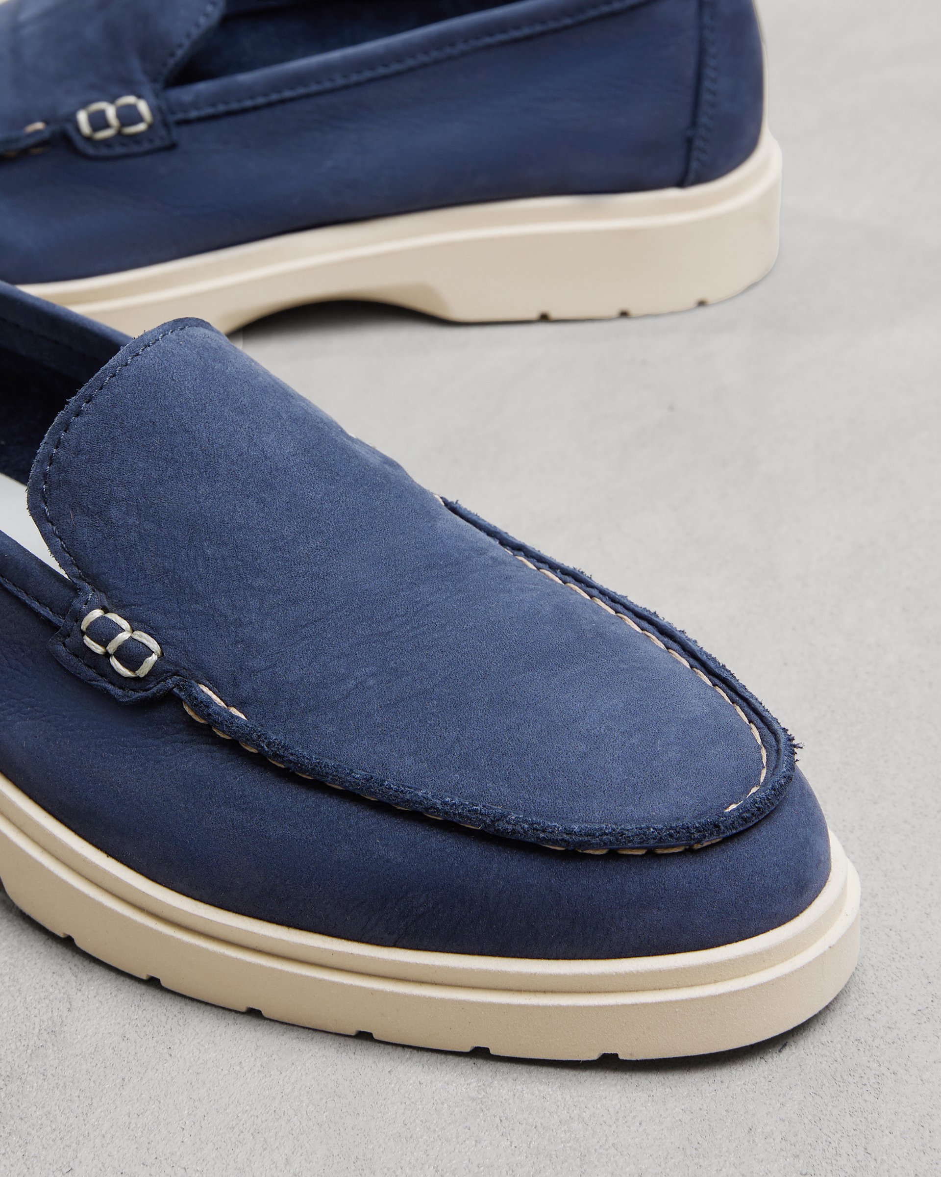 Синие лоферы из нубука - Image 4 of 6