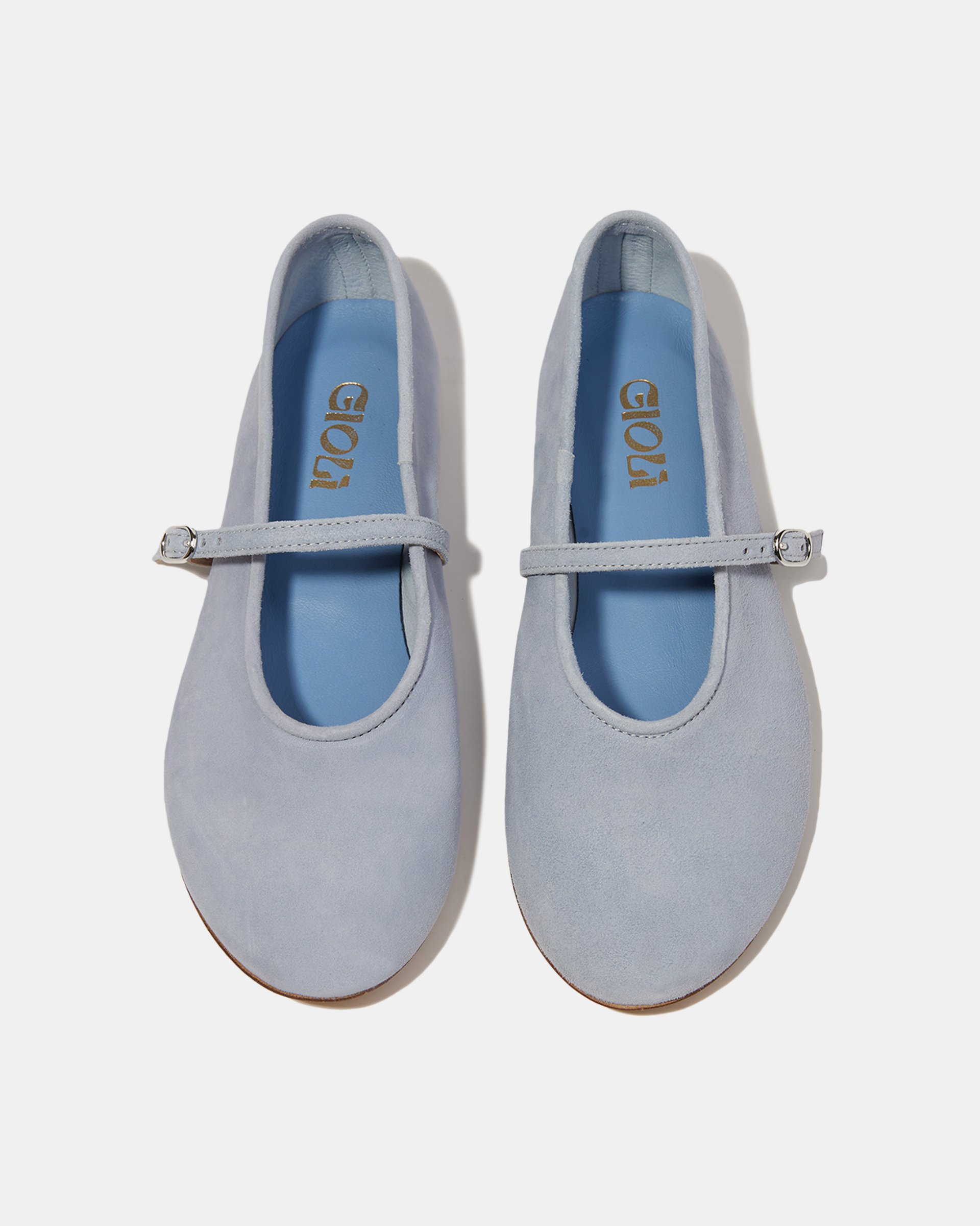 Голубые замшевые балетки - Image 3 of 4