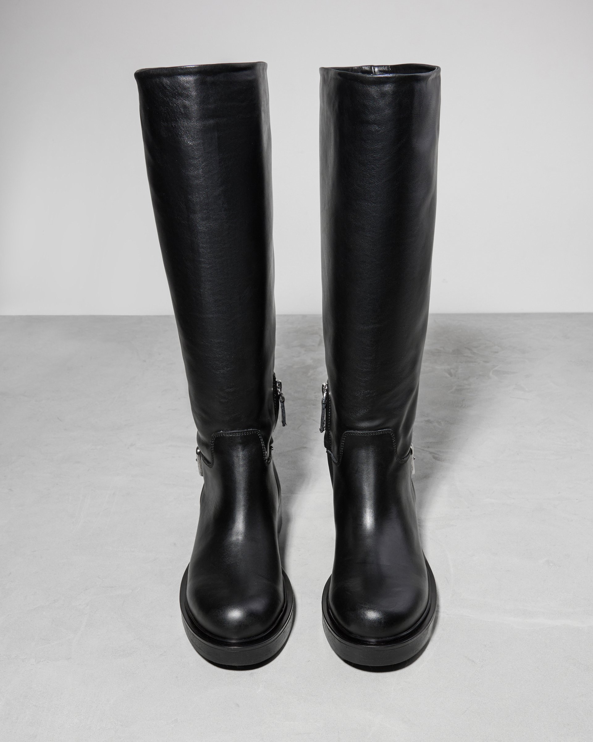 Черные кожаные сапоги - Image 3 of 6