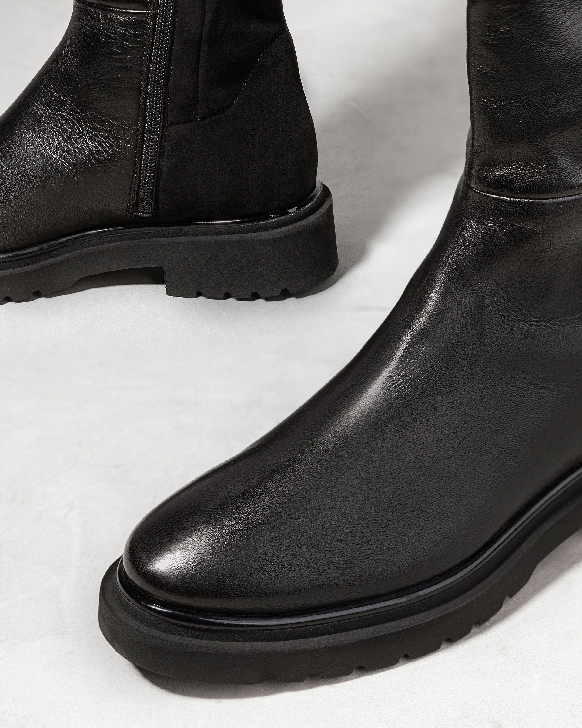 Черные кожаные сапоги - Image 4 of 6