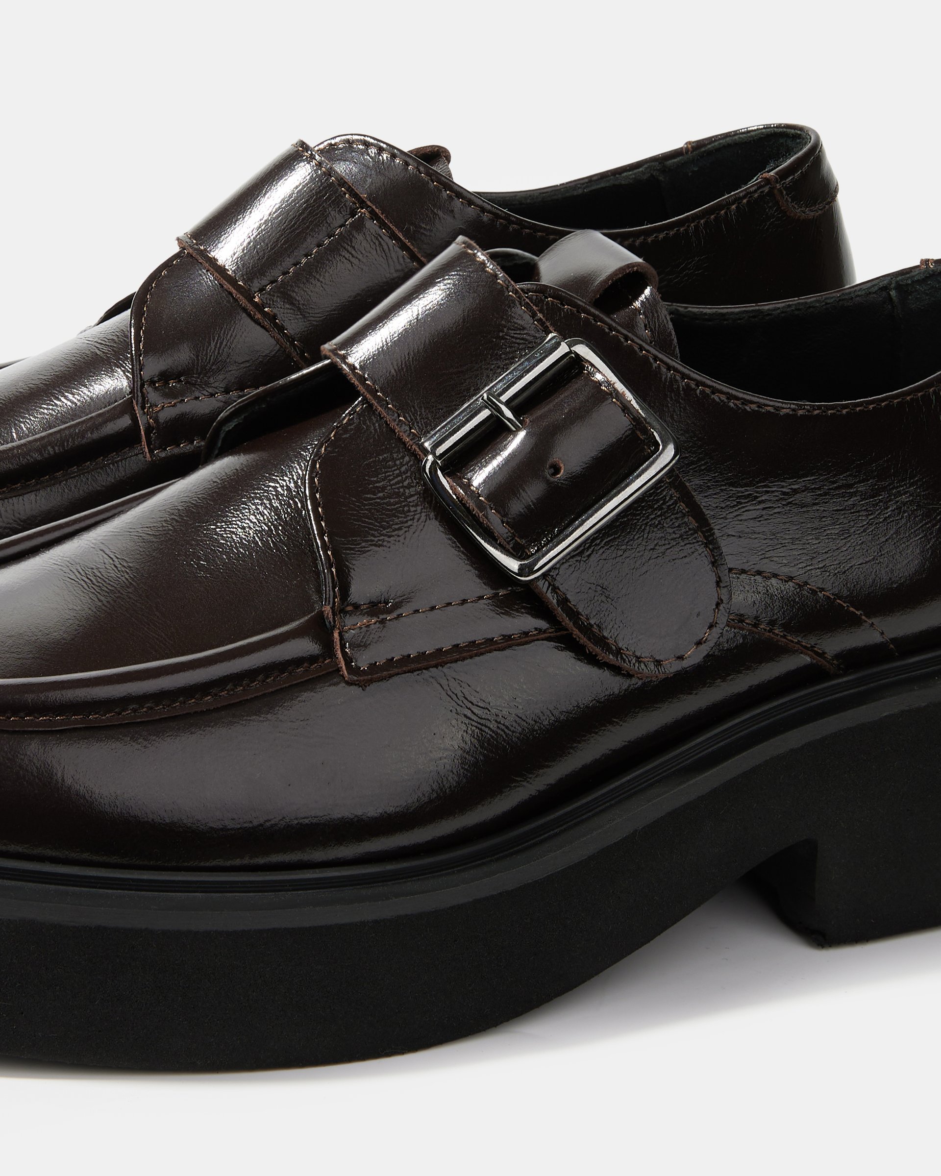 Коричневые лоферы из натуральной кожи - Image 4 of 5