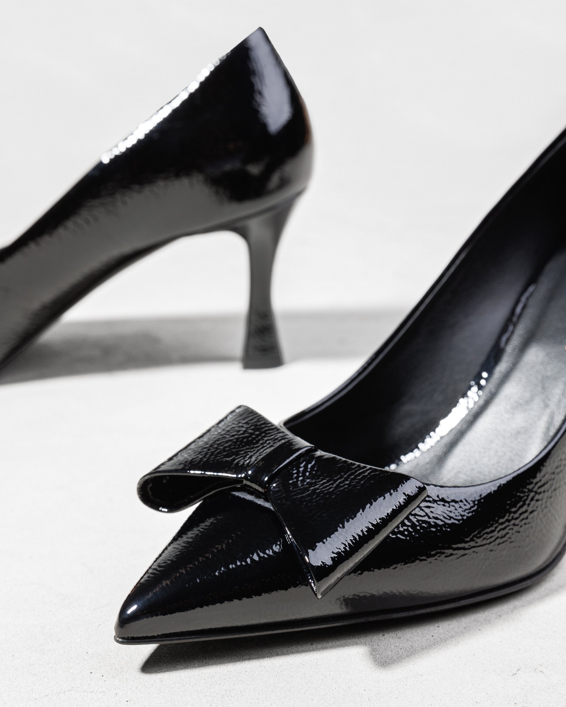 Черные лакированные туфли на шпильке - Image 4 of 6