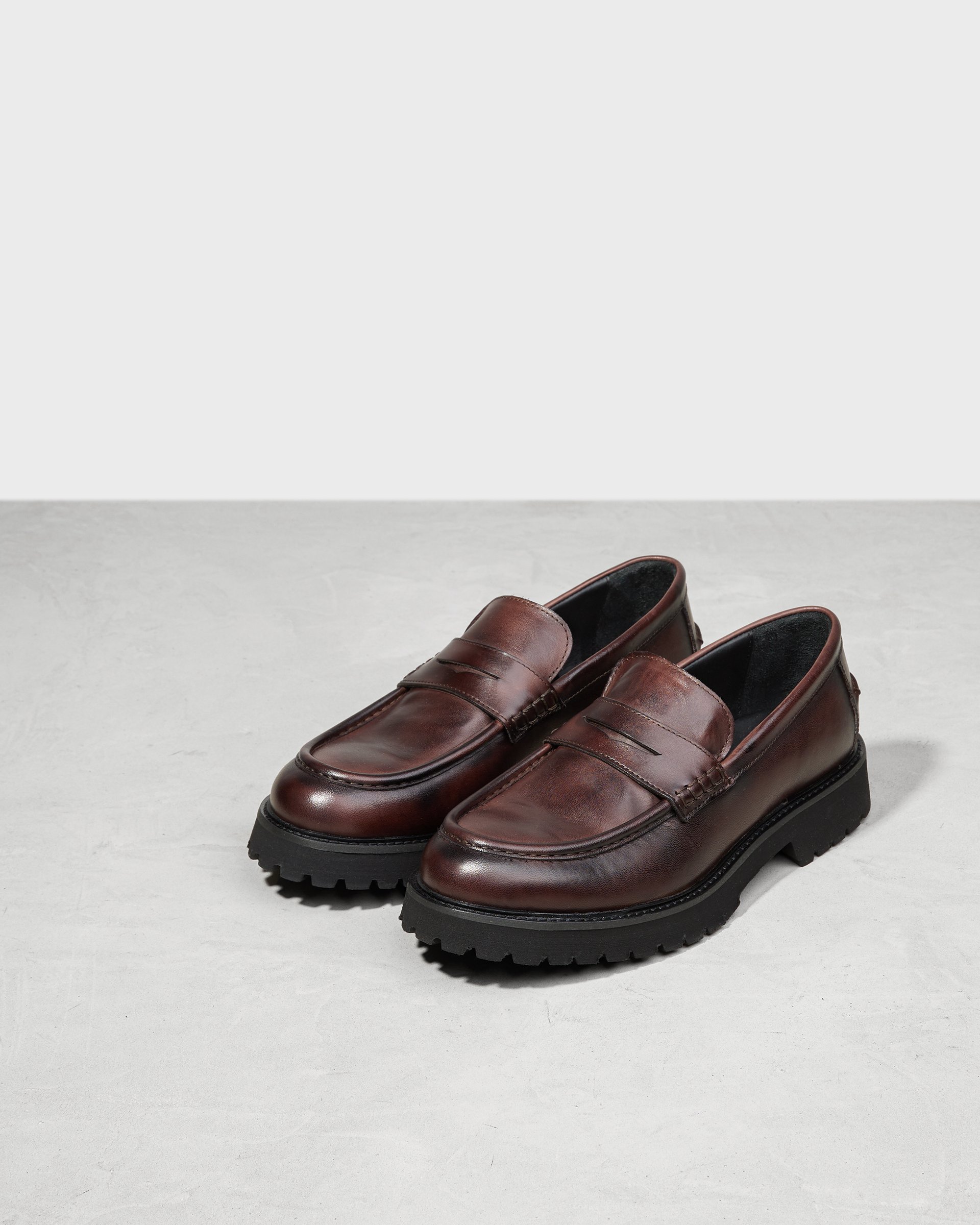 Темно-коричневые лоферы из натуральной кожи - Image 2 of 5