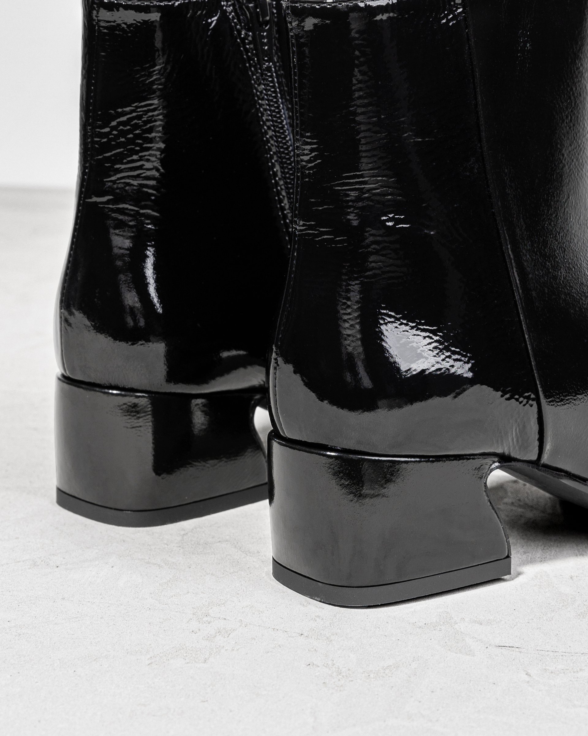 Черные лакированные ботильоны - Image 4 of 6