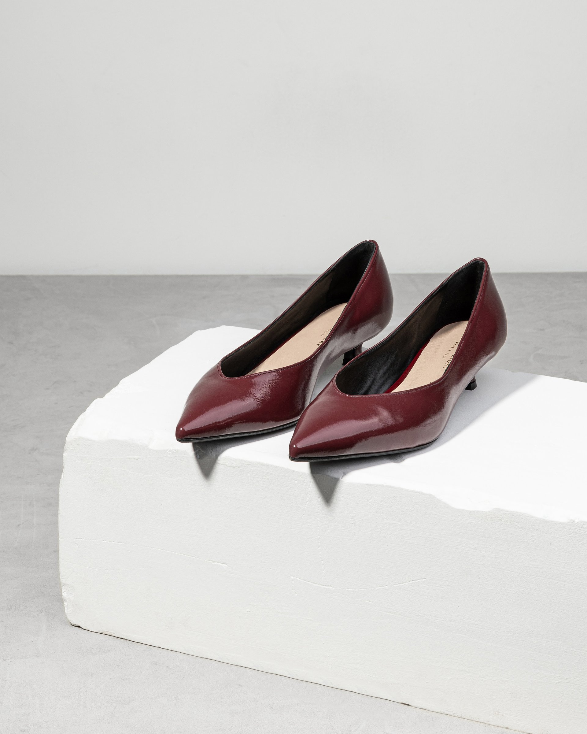 Винные лакированные туфли - Image 2 of 6