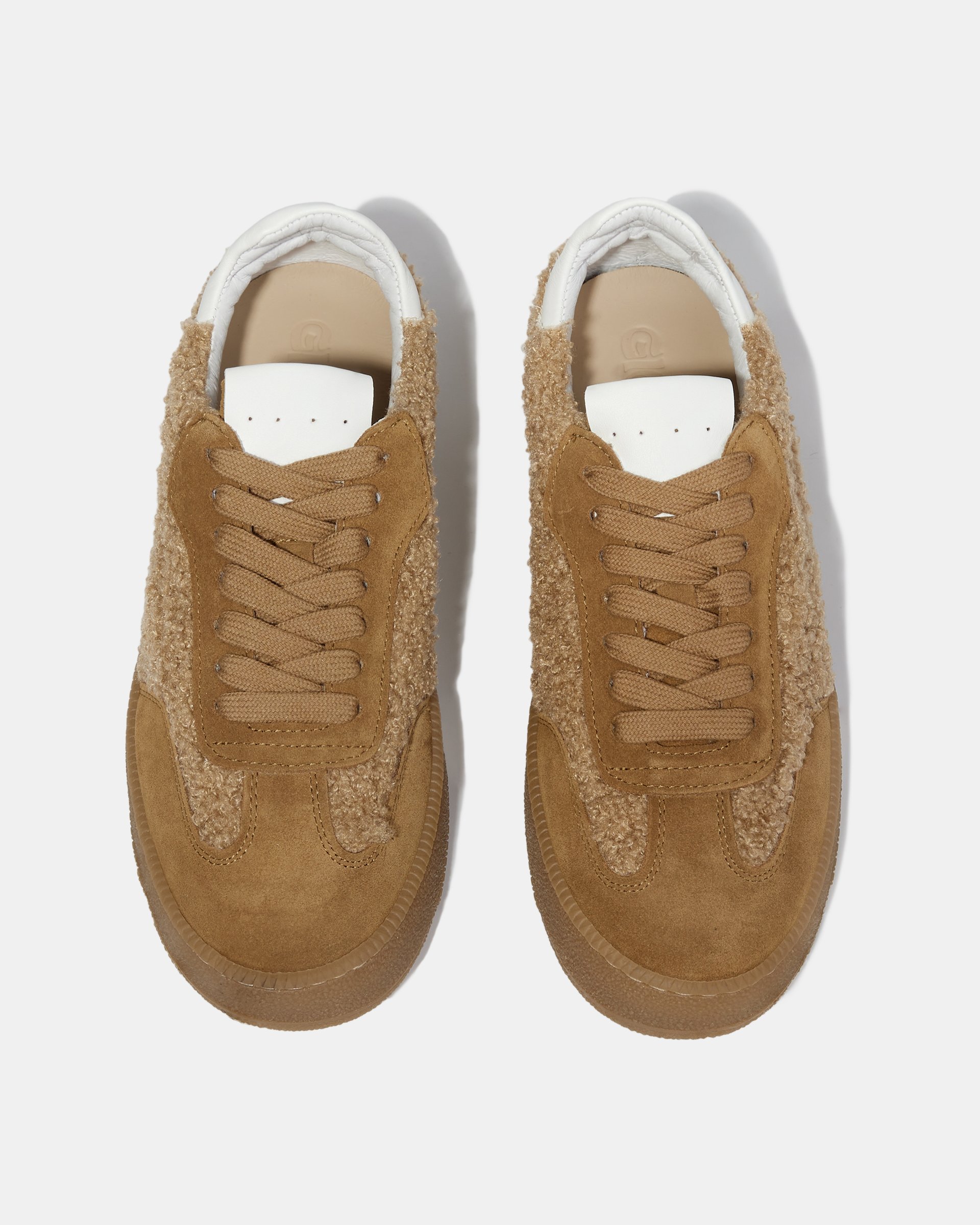 Коричневые замшевые кеды - Image 2 of 5