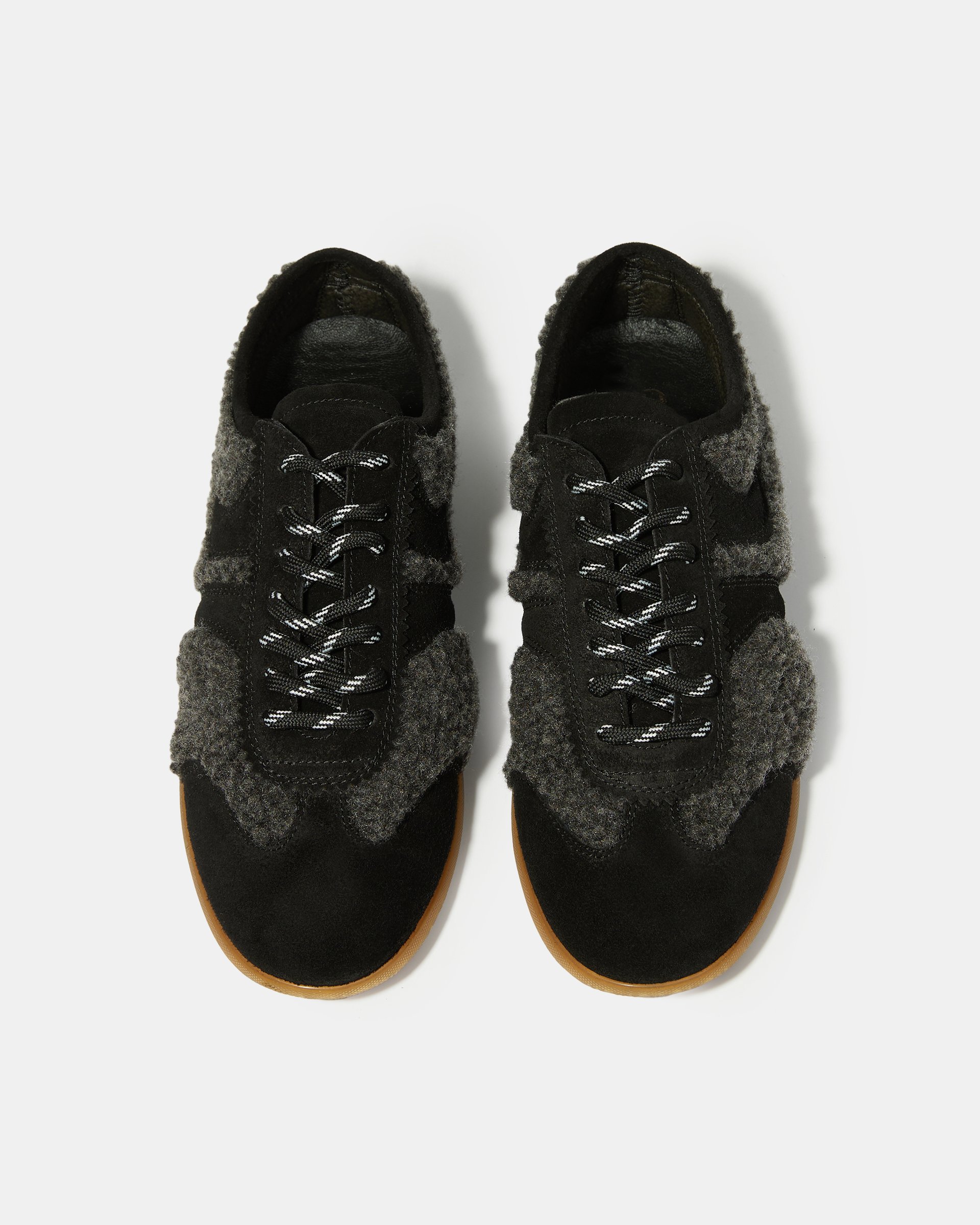 Черные замшевые кеды - Image 3 of 4