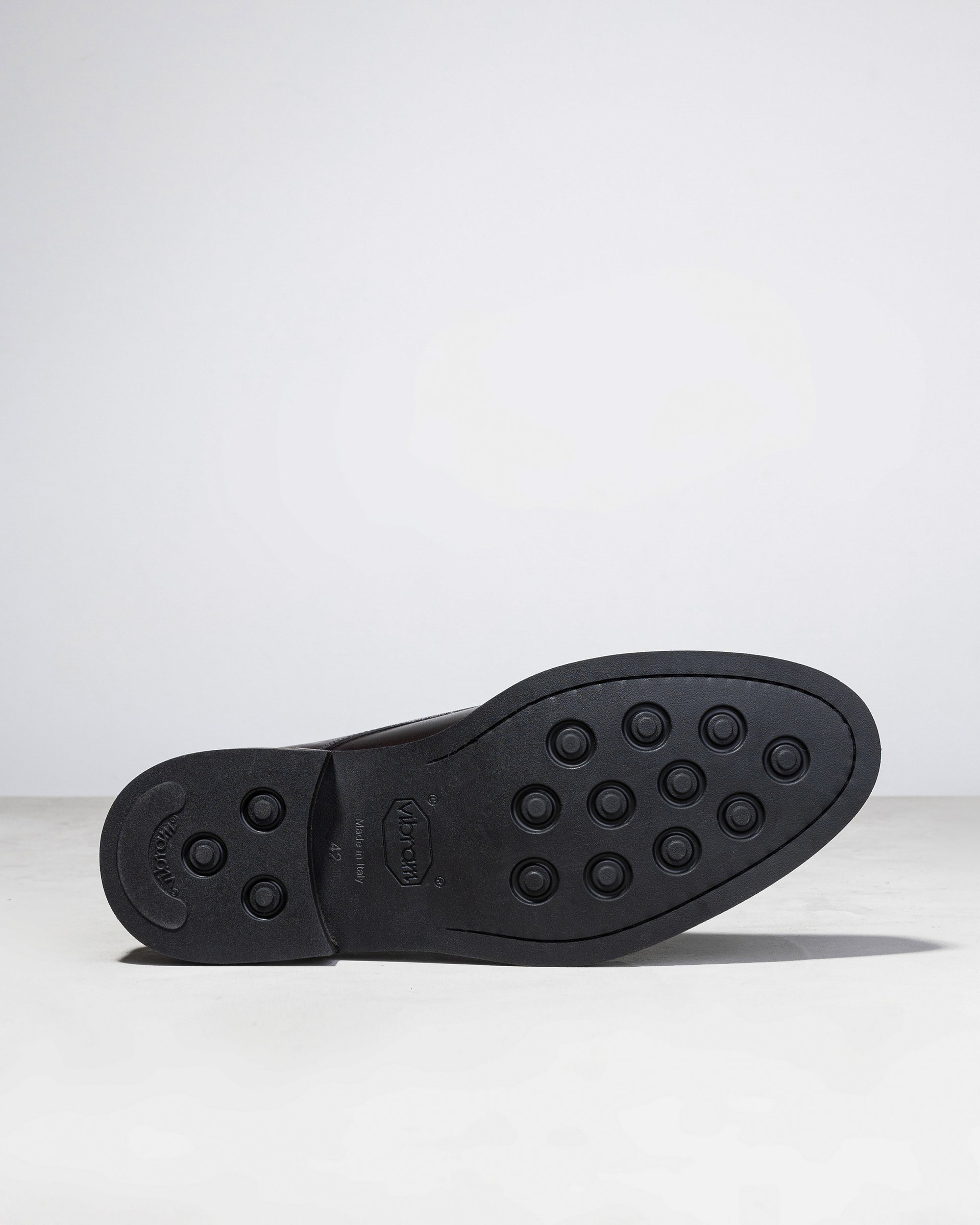 Темно-коричневые кожаные туфли - Image 5 of 5