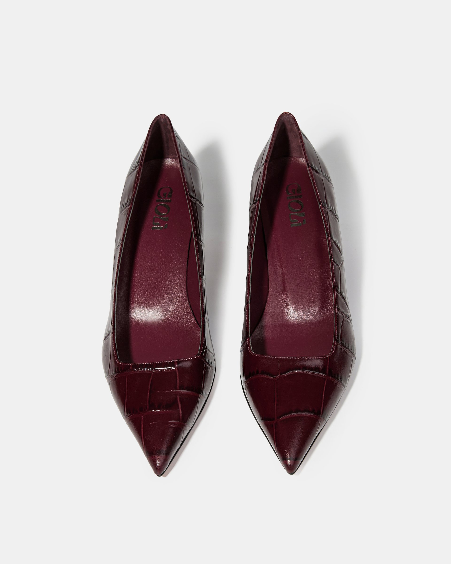 Темно-бордовые туфли на каблуке - Image 3 of 6