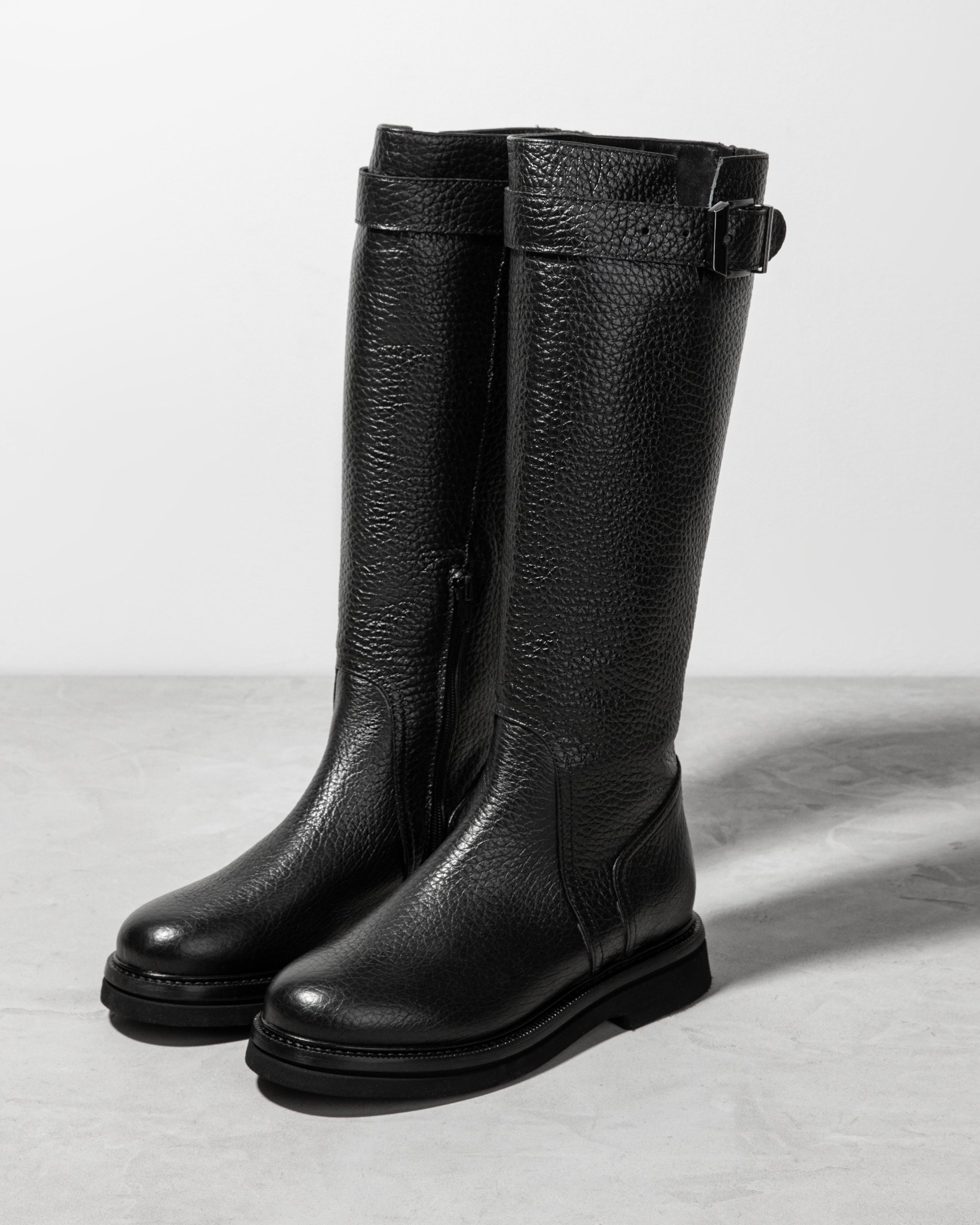 Черные кожаные сапоги - Image 2 of 7