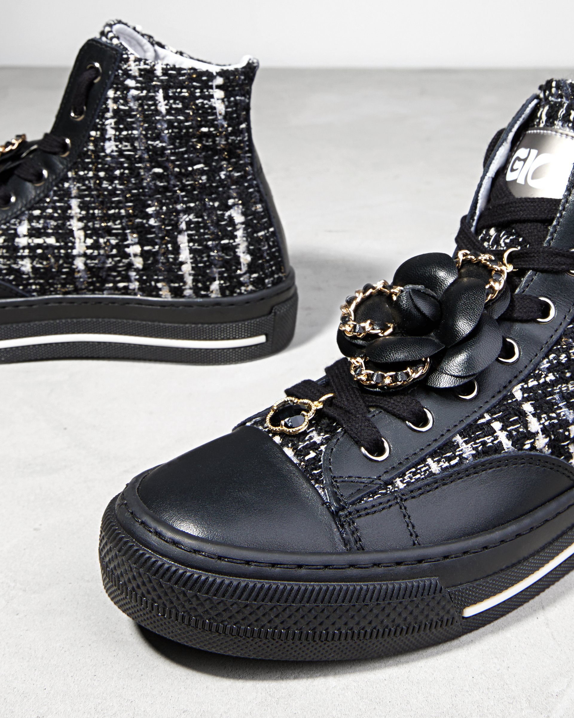 Черные кеды из букле - Image 4 of 6