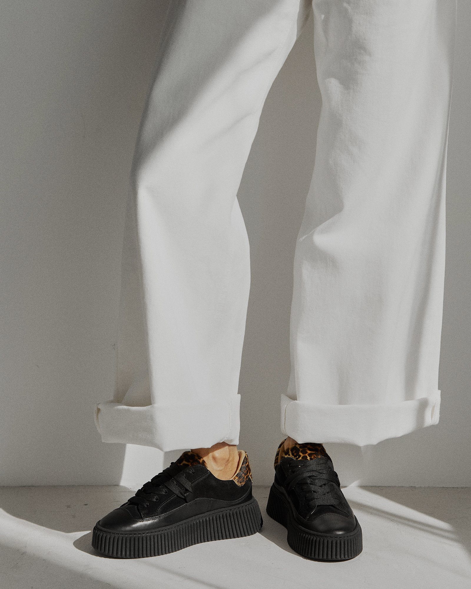 Черные кеды из натуральной кожи - Image 5 of 5