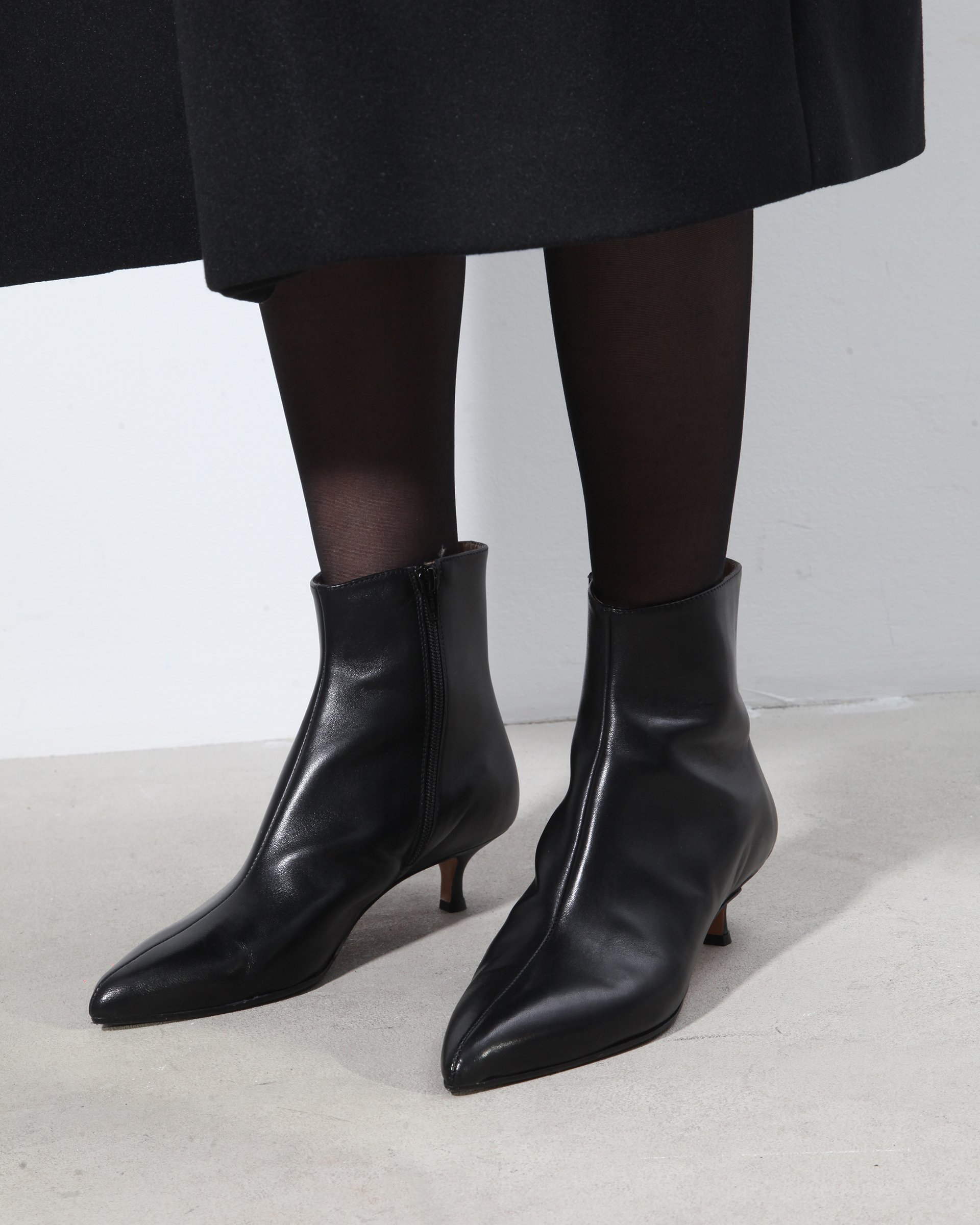 Черные кожаные ботильоны - Image 5 of 6