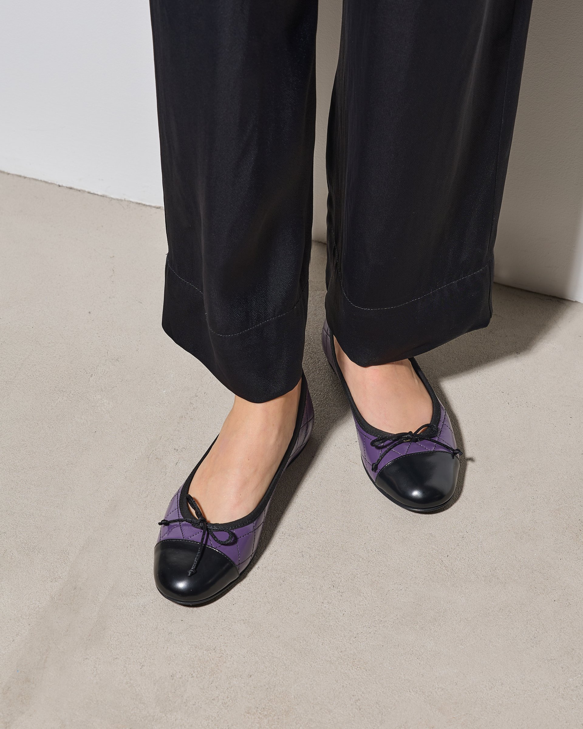 Фиолетовые балетки из натуральной кожи - Image 5 of 6