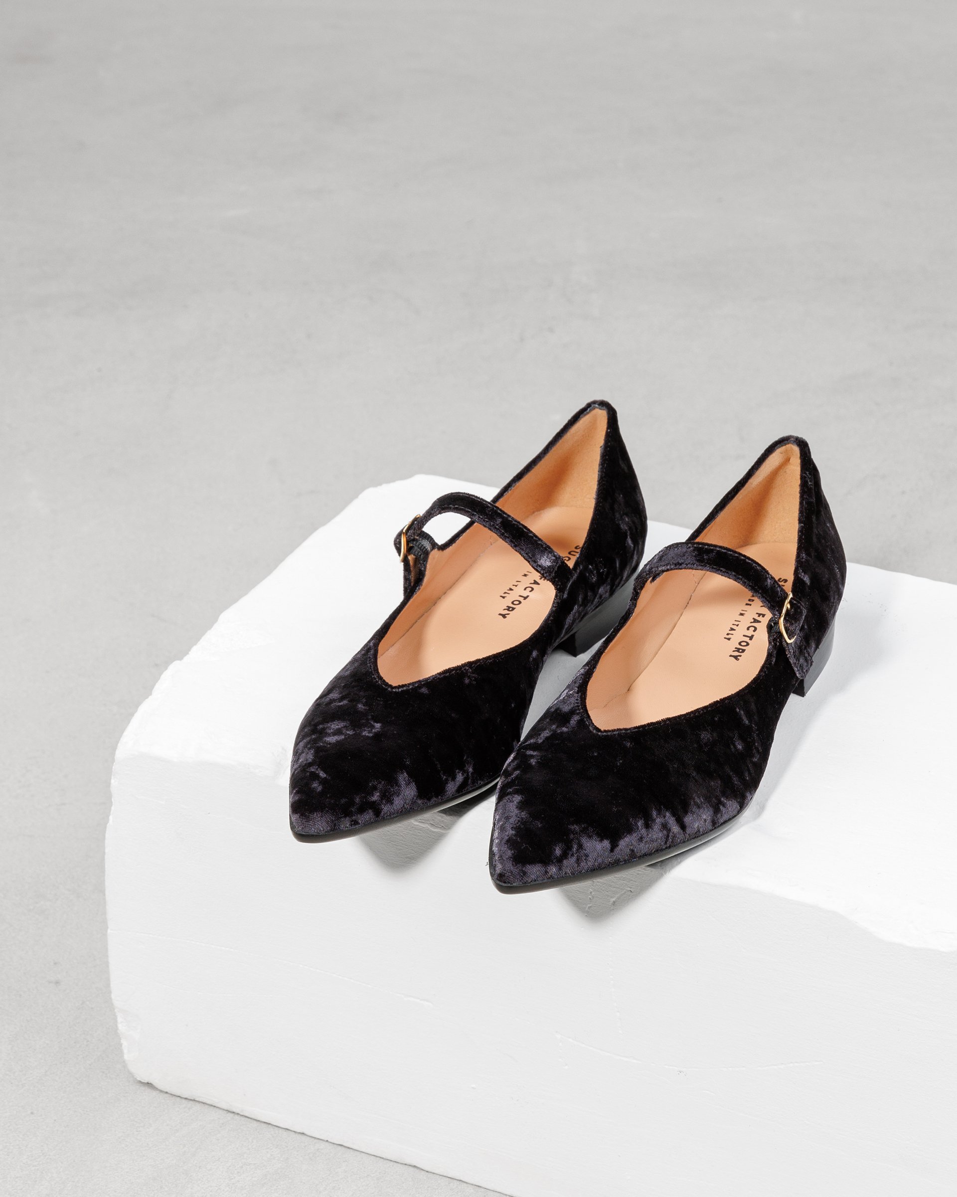 Черные кожаные балетки - Image 2 of 9