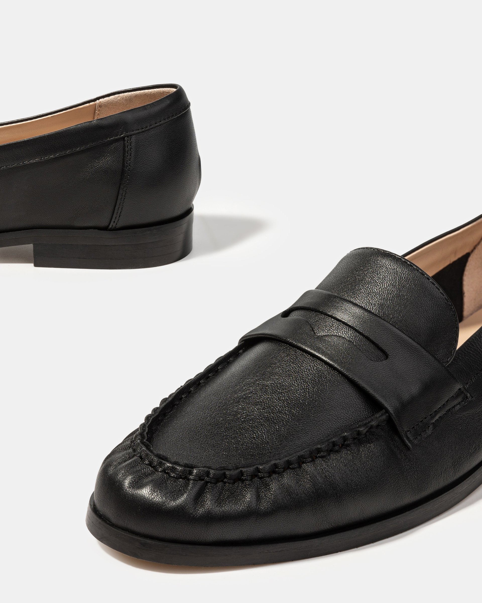 Черные кожаные лоферы - Image 4 of 5