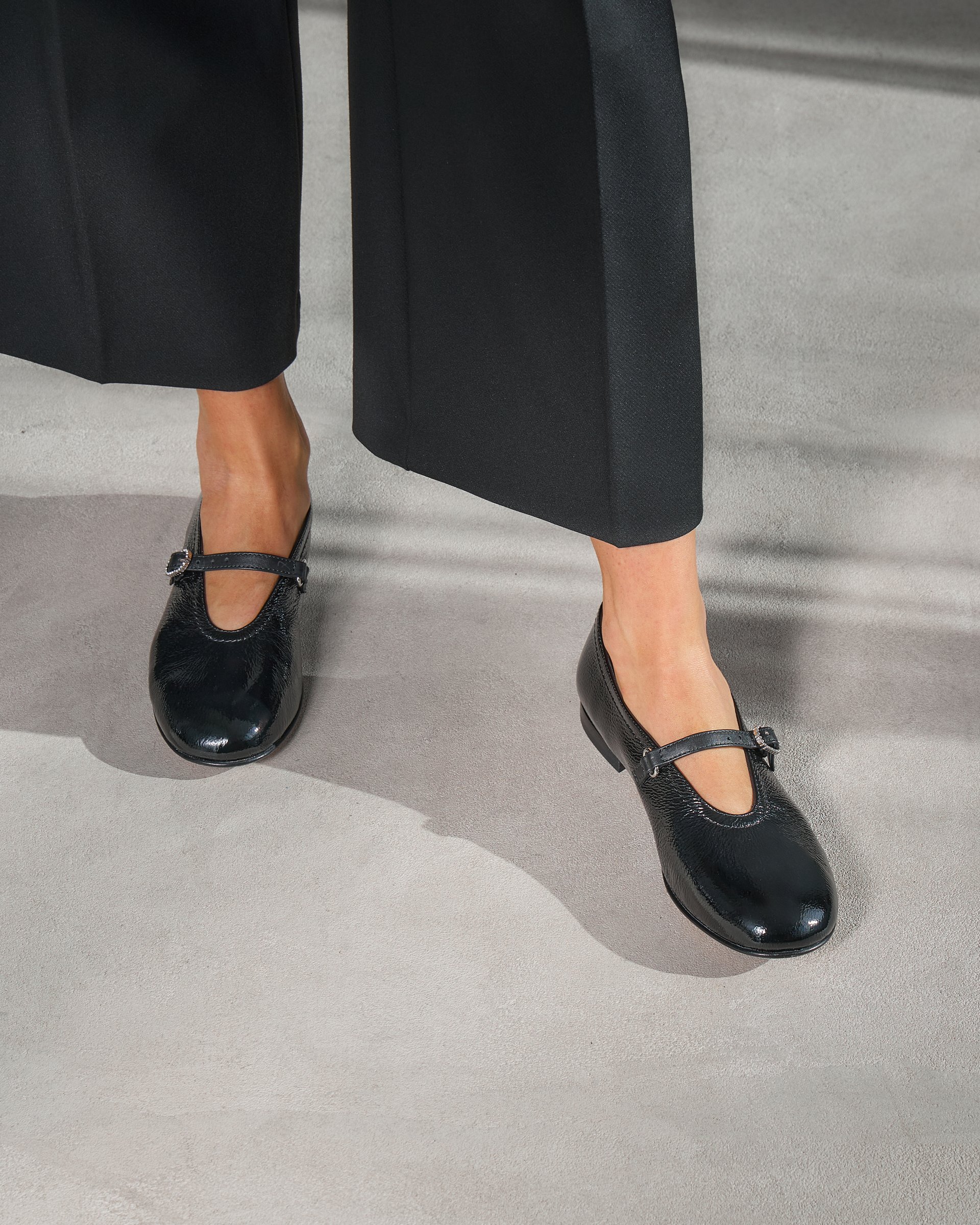 Черные лакированные балетки - Image 6 of 6