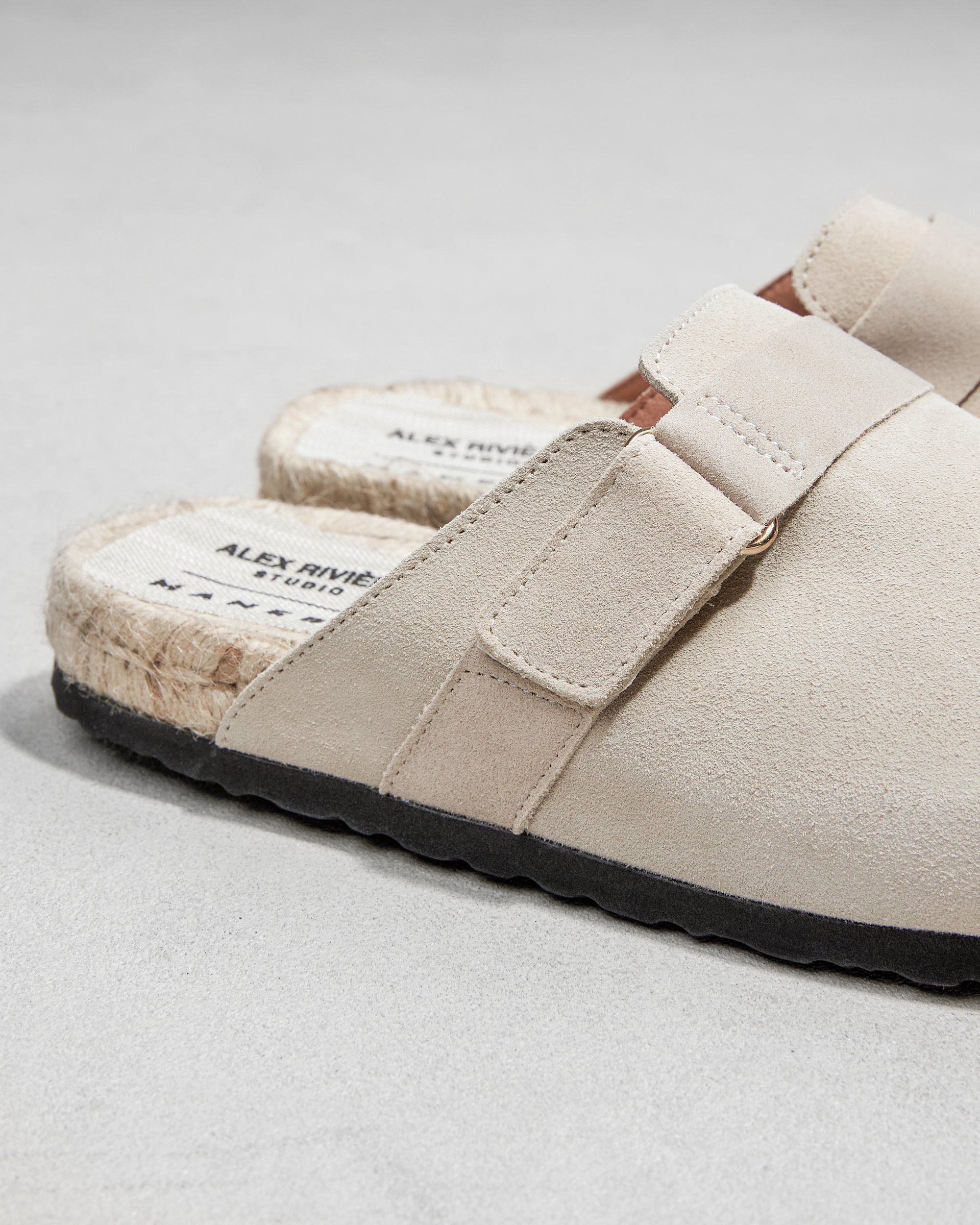 Бежевые замшевые слиперы - Image 4 of 7