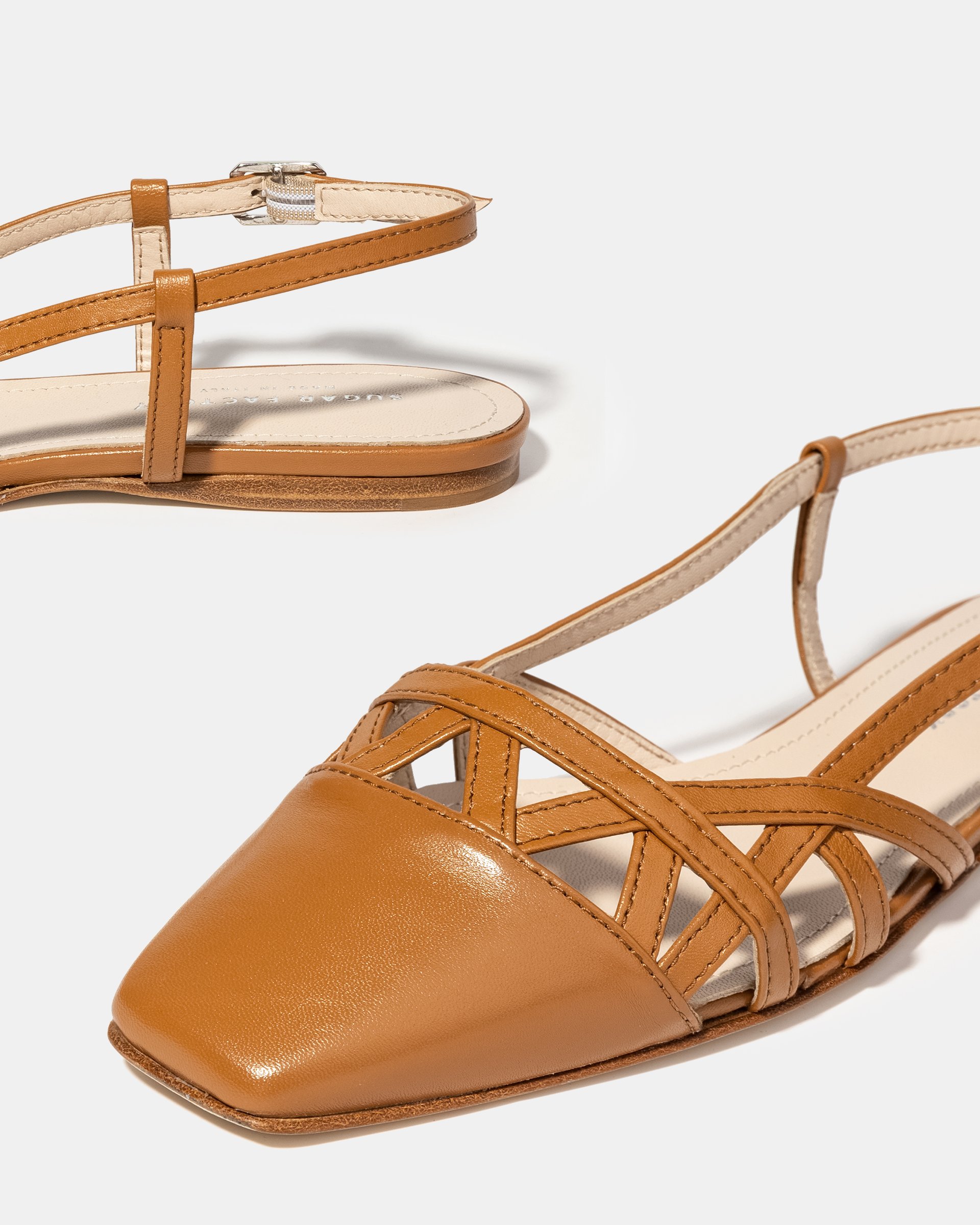 Коричневые кожаные туфли - Image 4 of 4