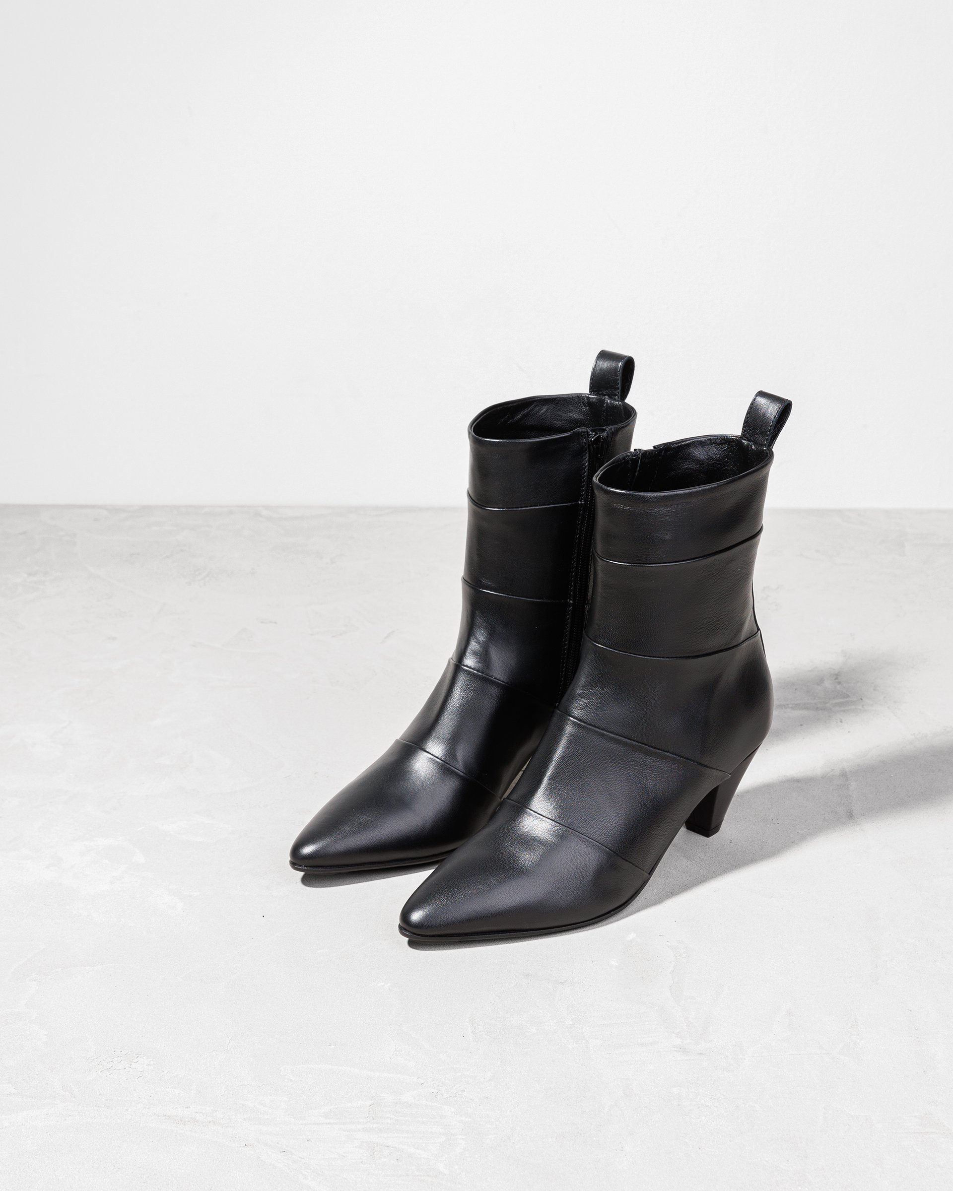Черные кожаные ботильоны - Image 2 of 5