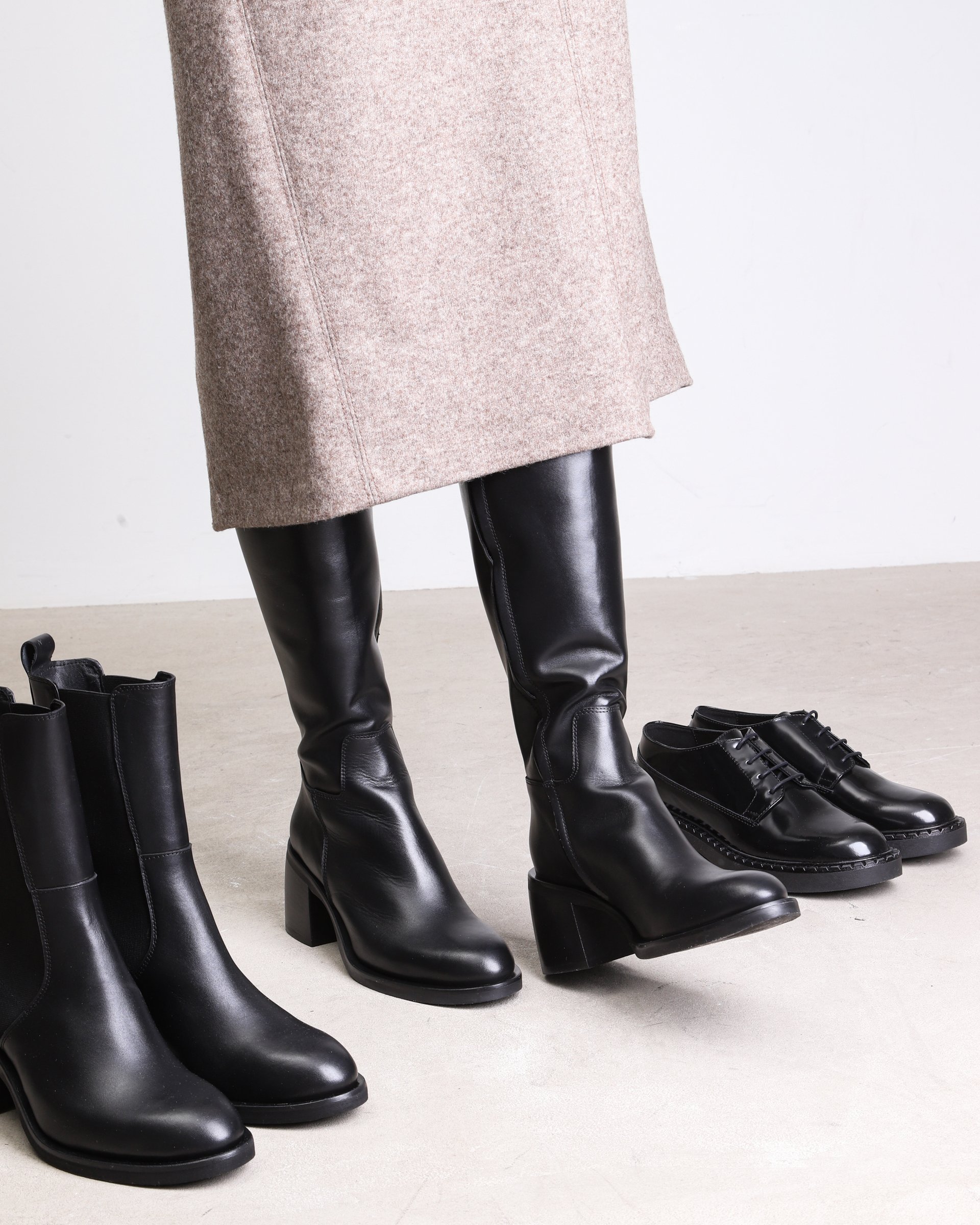 Черные кожаные сапоги - Image 7 of 7