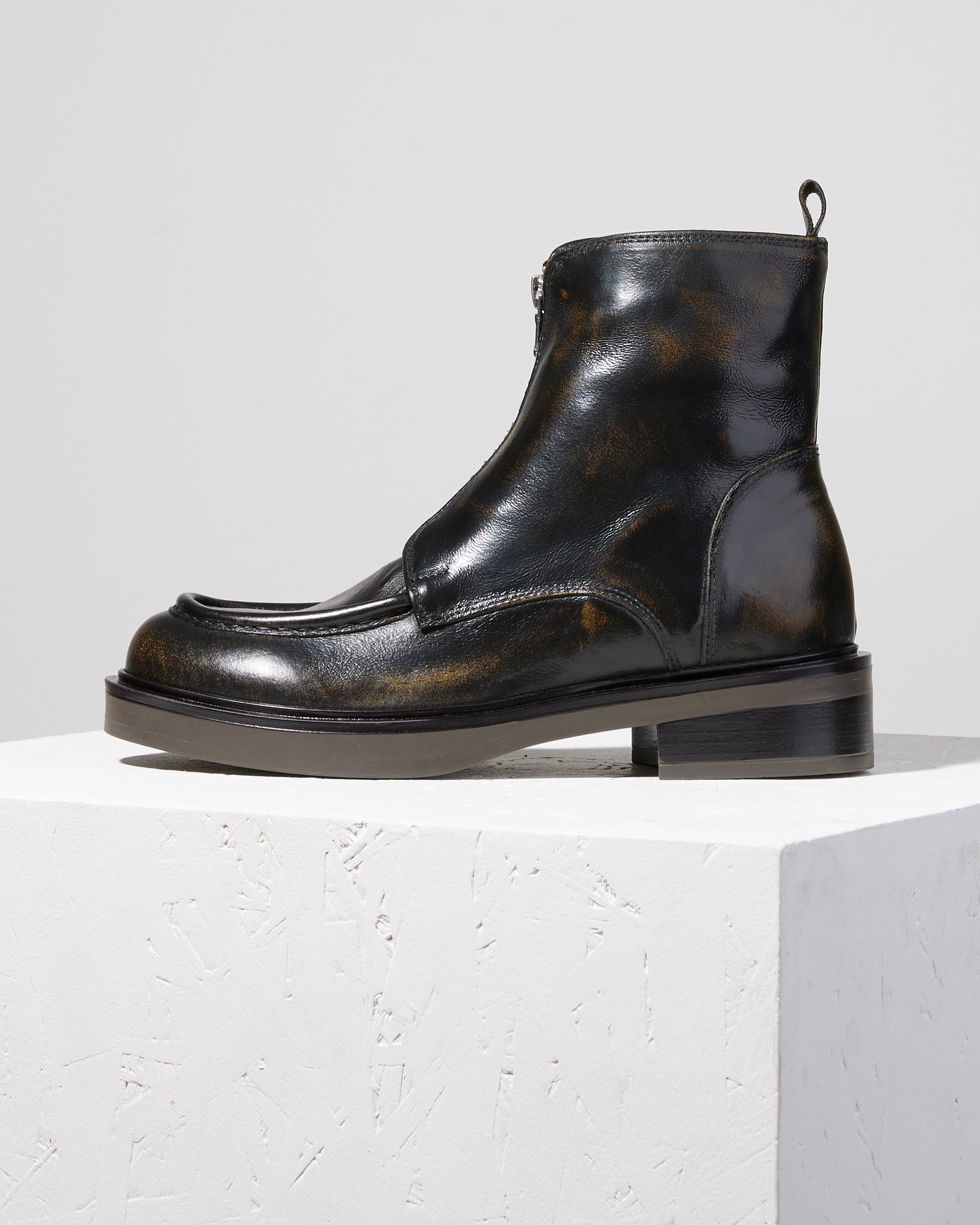 Черные ботинки из натуральной кожи - Main image