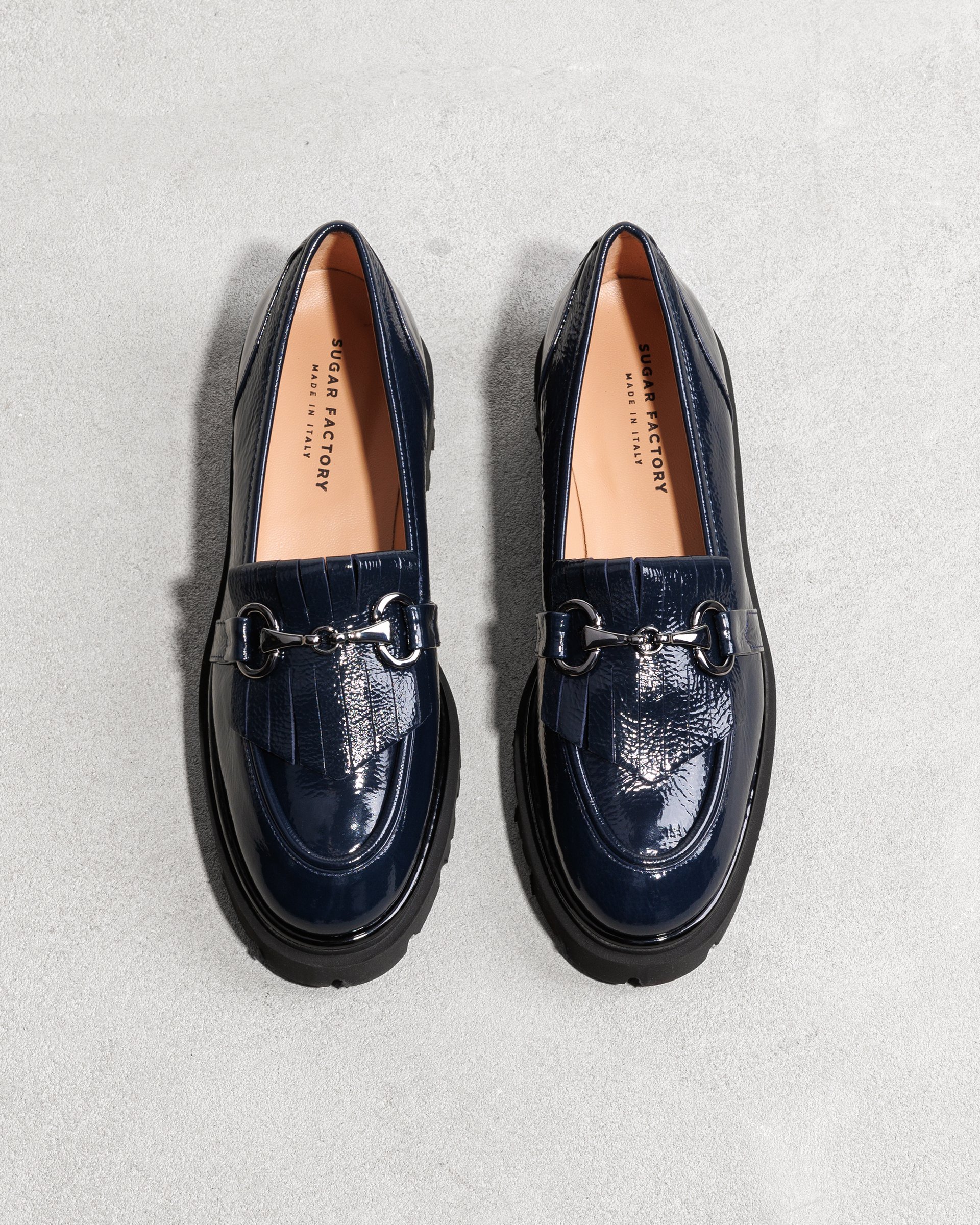 Темно-синие лакированные лоферы - Image 3 of 4