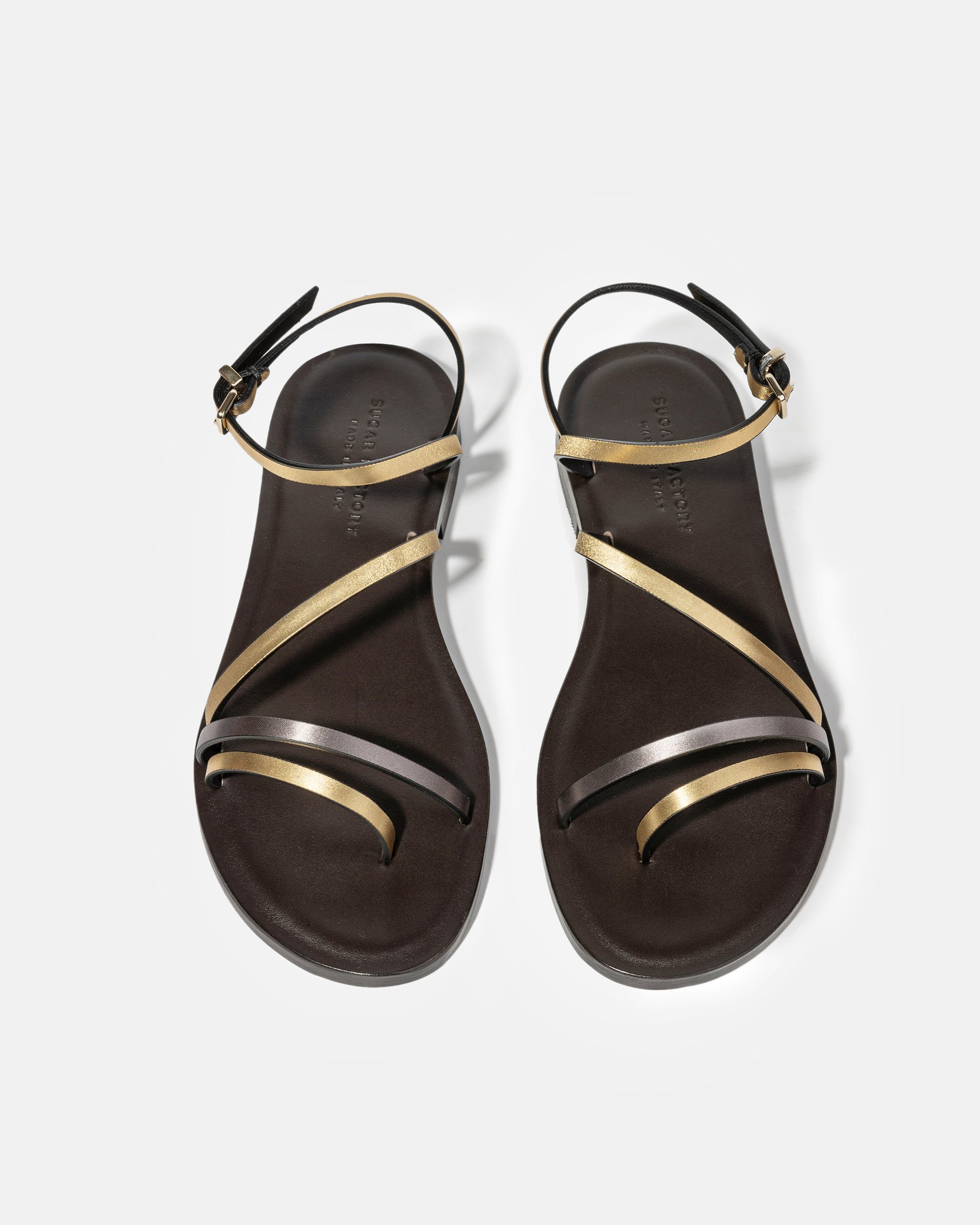 Темно-коричневые сандалии из натуральной кожи - Image 3 of 5