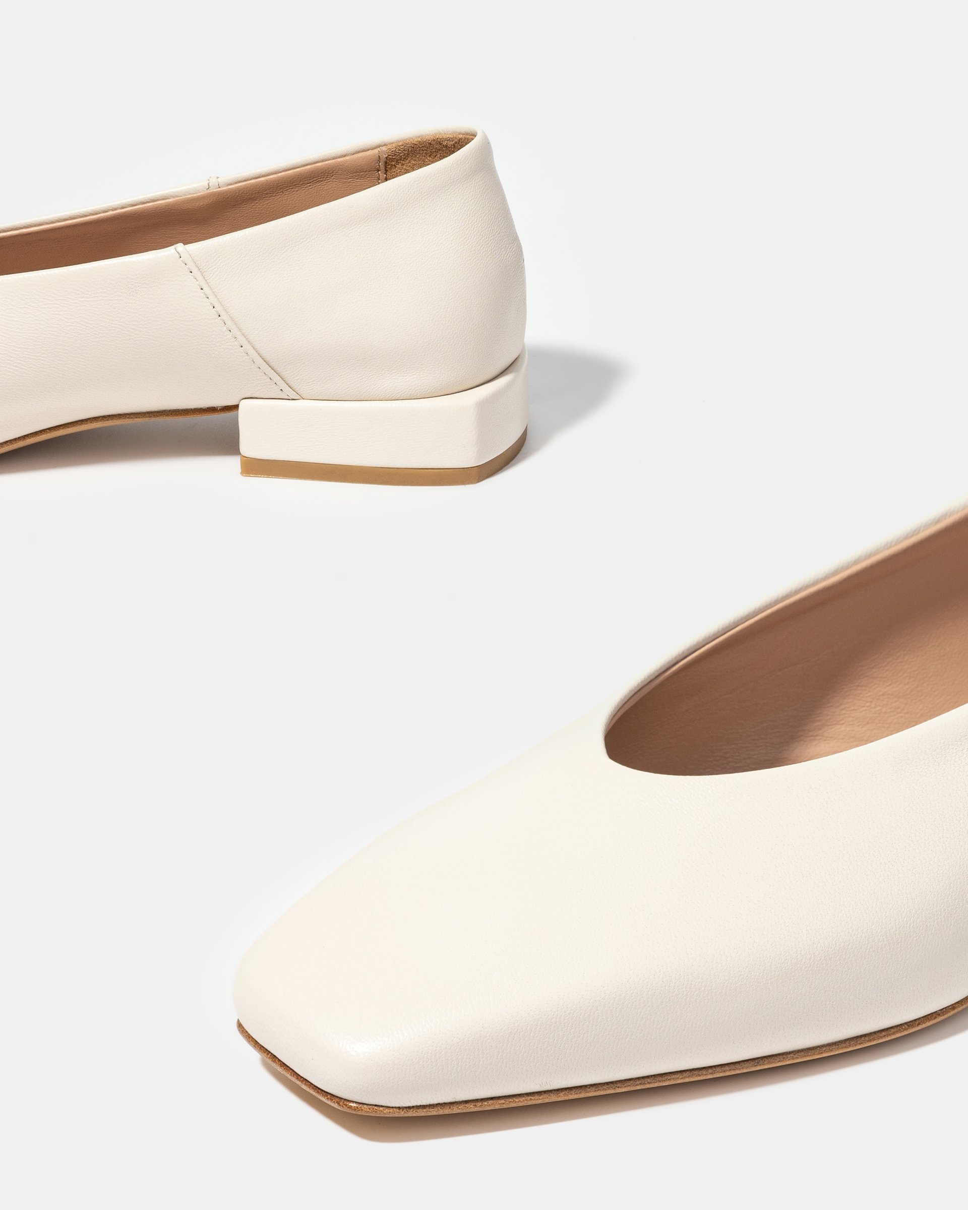 Белые кожаные туфли - Image 4 of 4