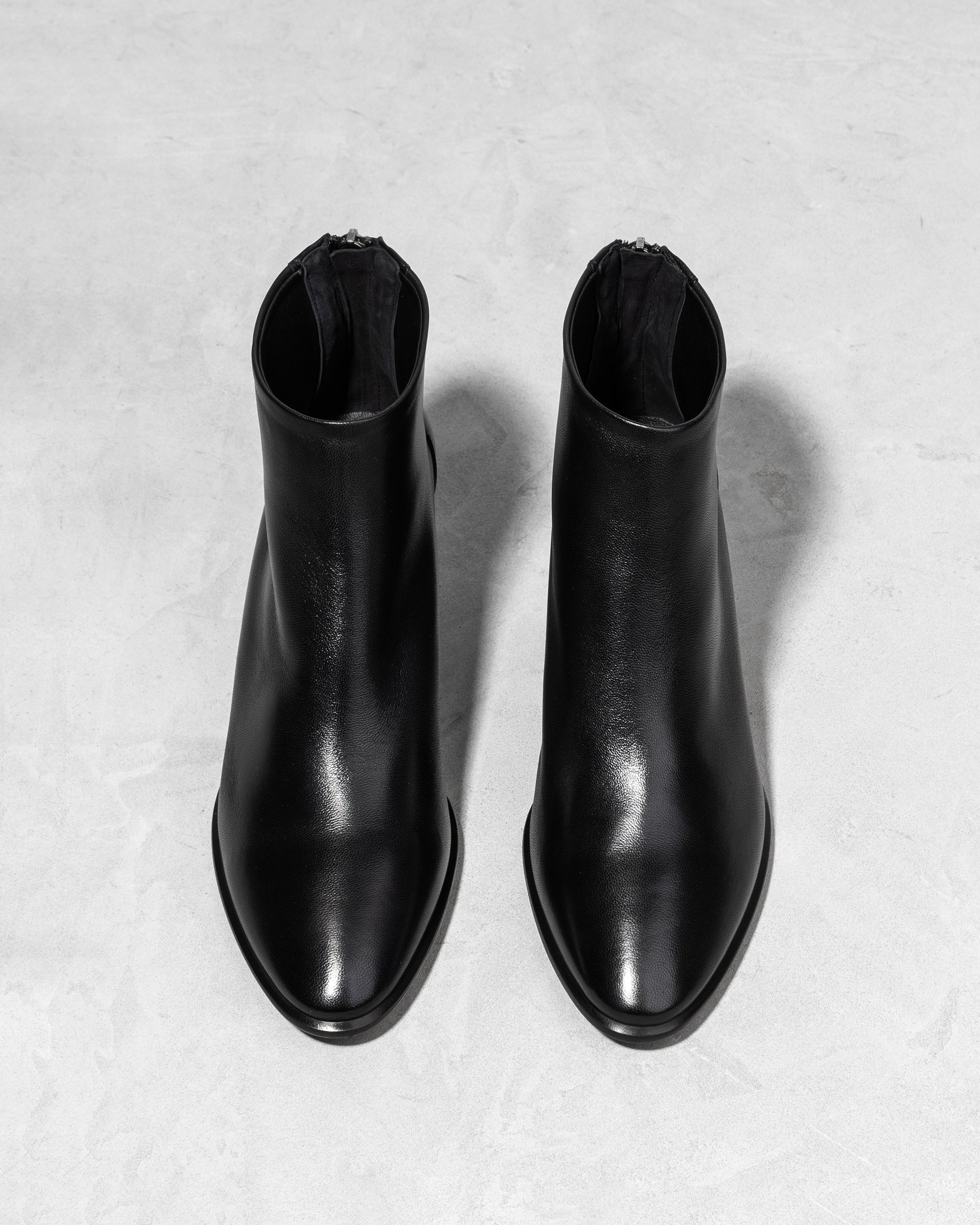 Черные ботильоны из натуральной кожи - Image 3 of 5