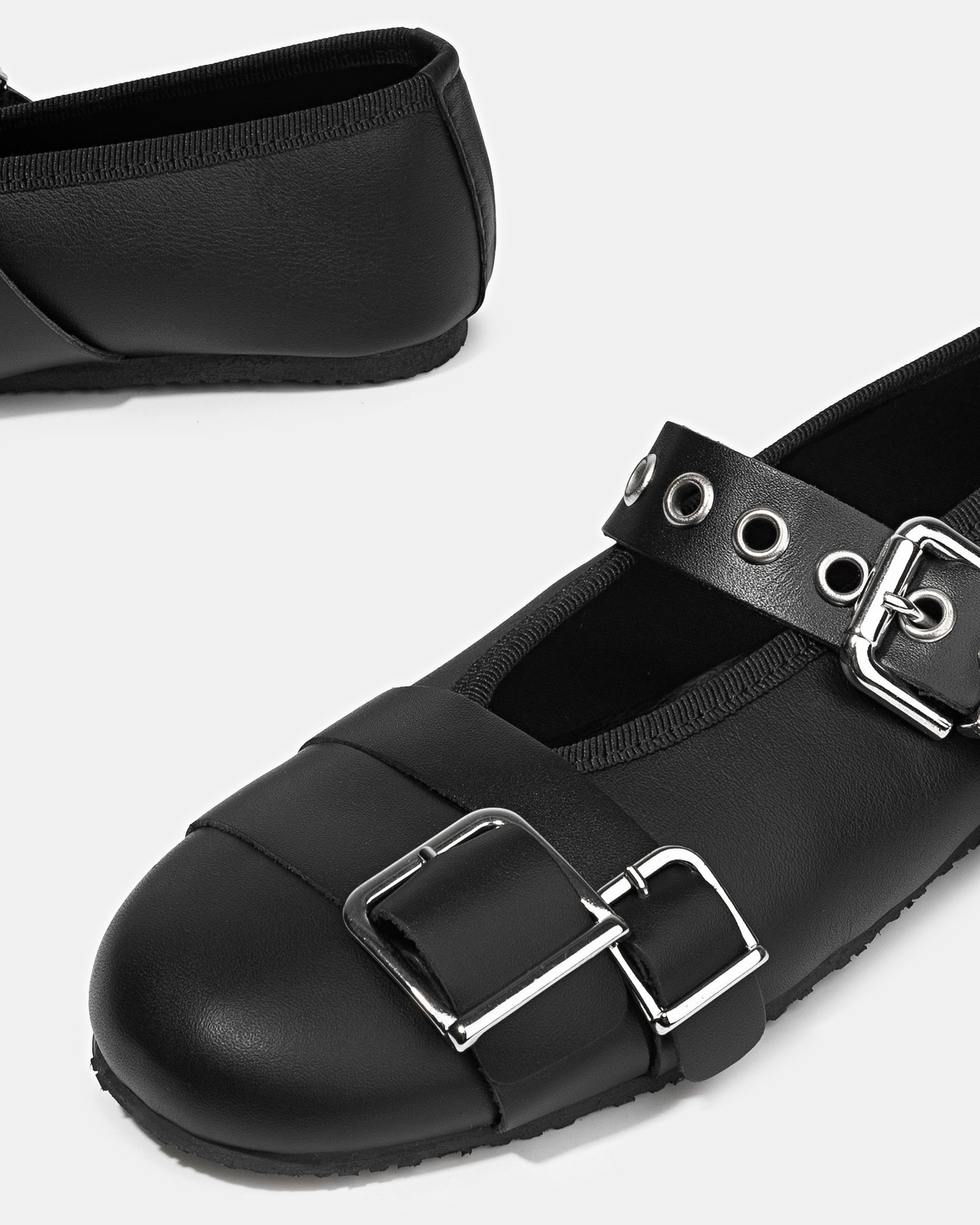 Черные кожаные туфли с пряжкой - Image 5 of 5