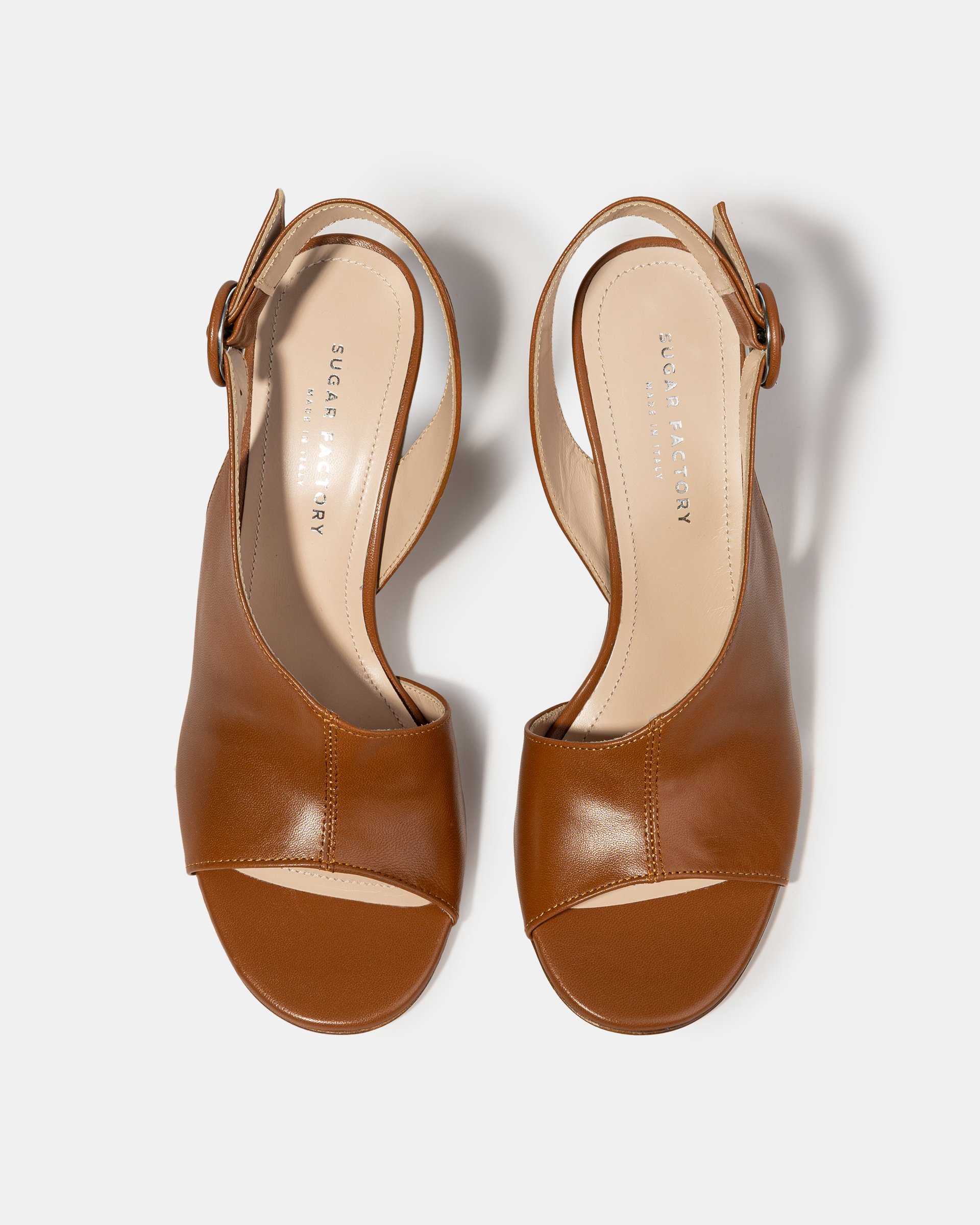 Коричневые босоножки на высоком каблуке - Image 3 of 4