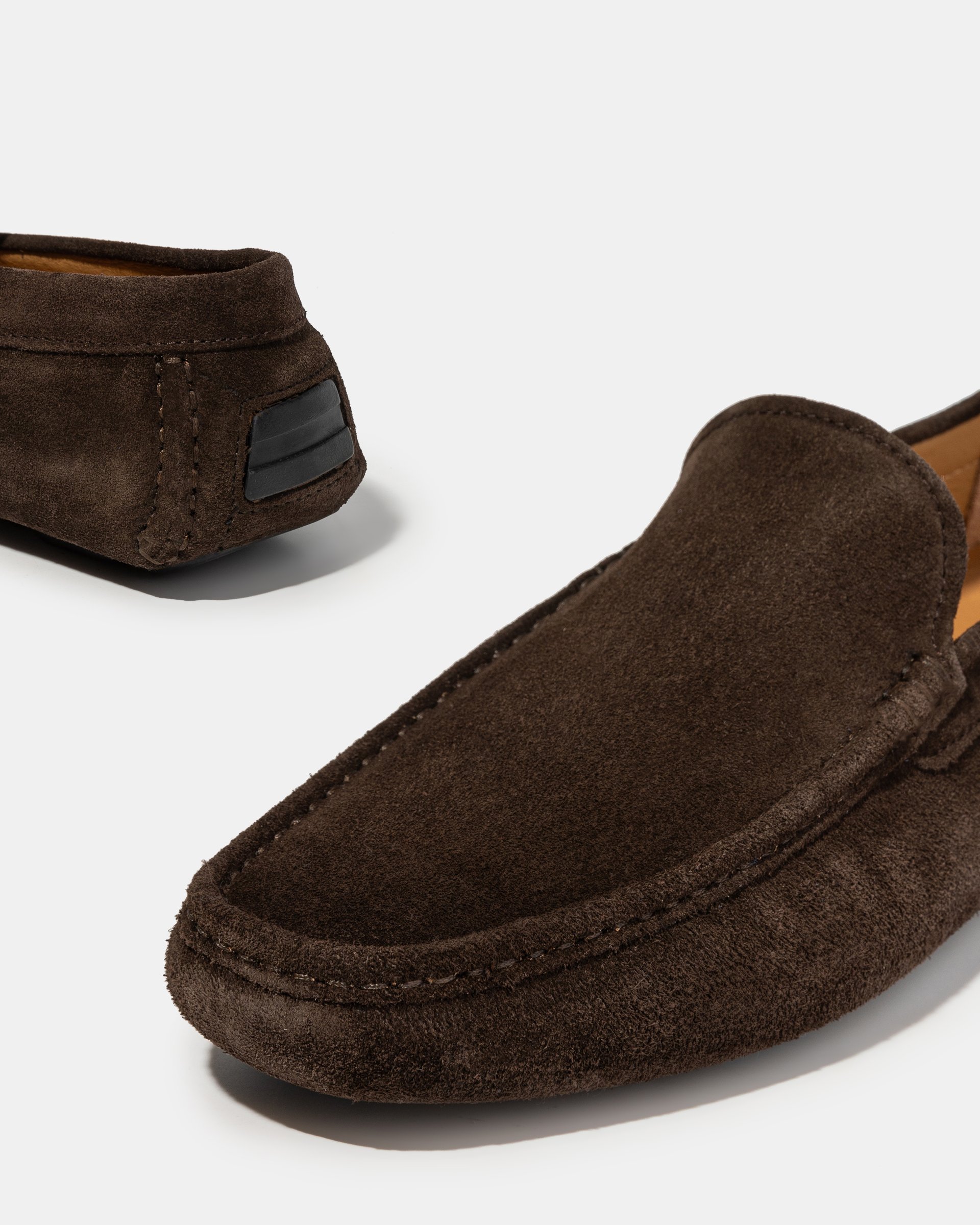 Темно-коричневые замшевые мокасины - Image 4 of 5