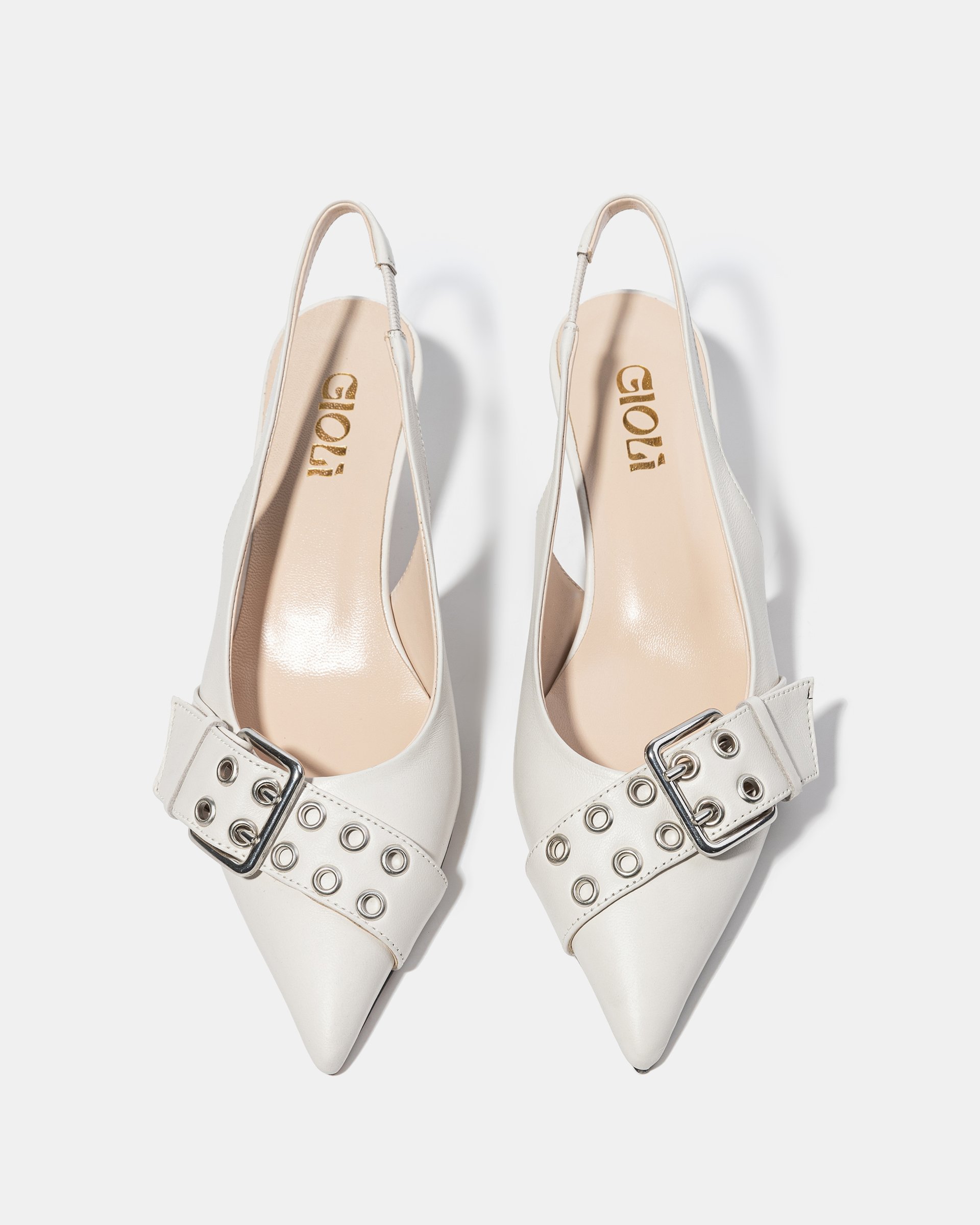 Белые туфли на каблуке - Image 3 of 5