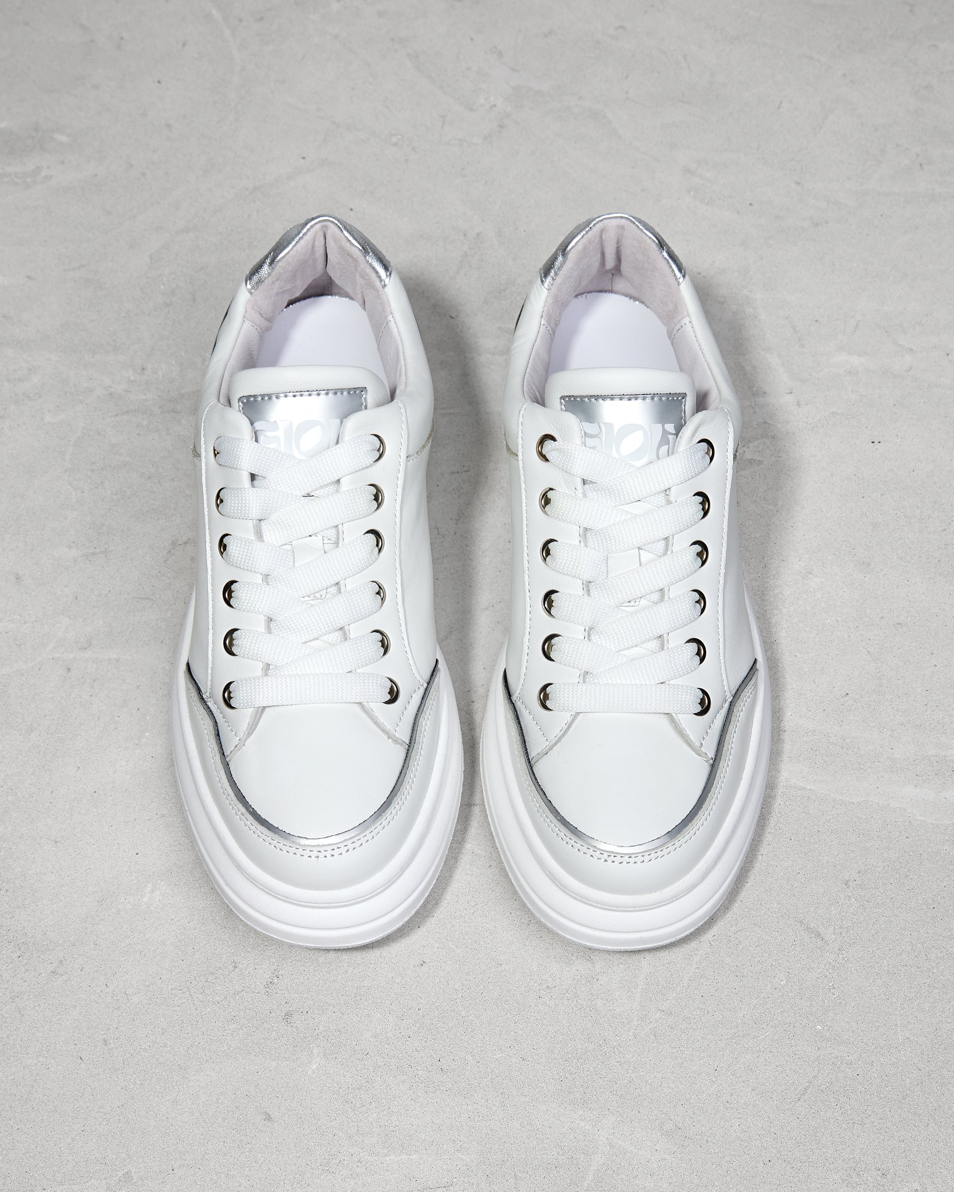 Белые кожаные кеды - Image 3 of 4