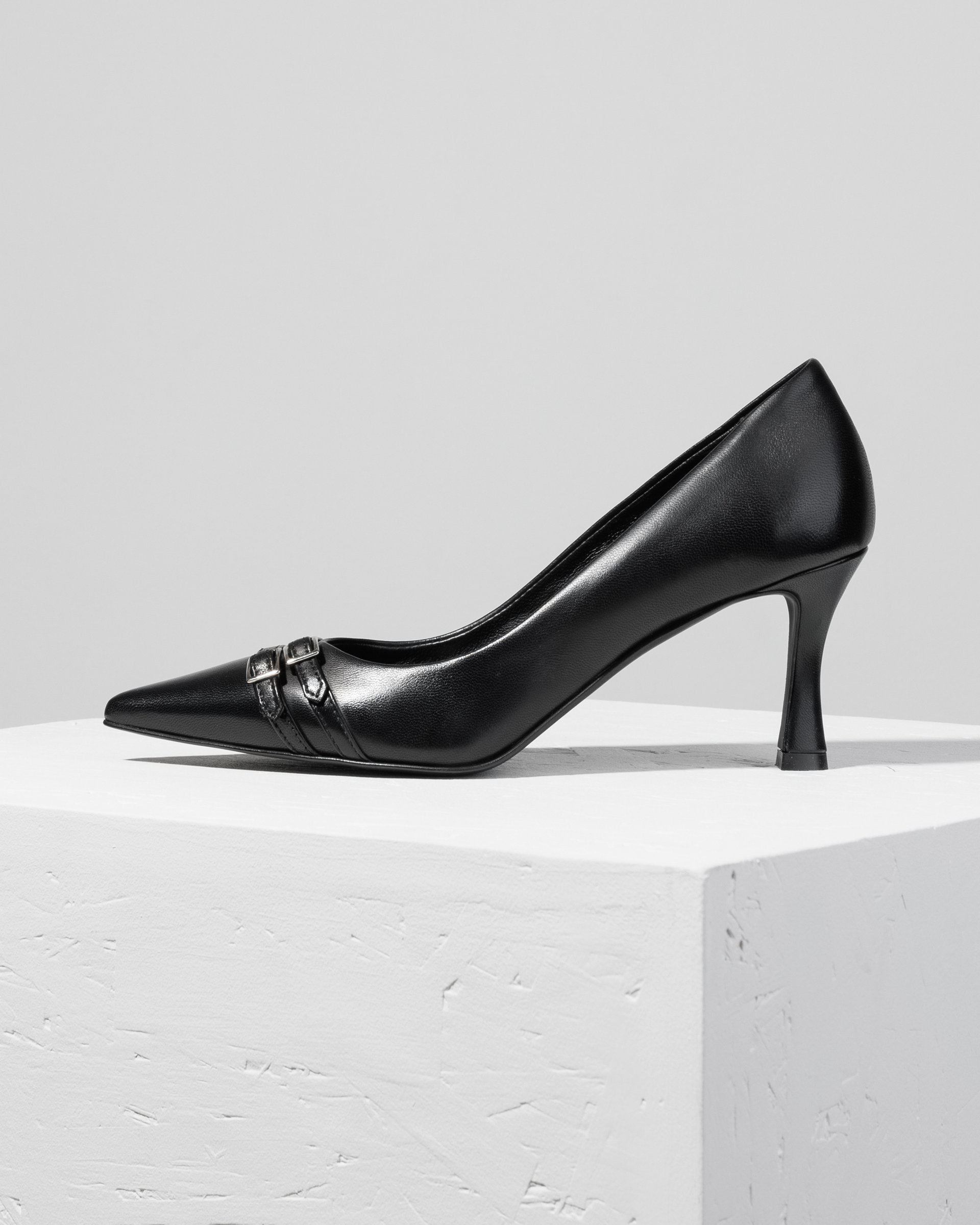 Чёрные классические туфли из натуральной кожи - Main image