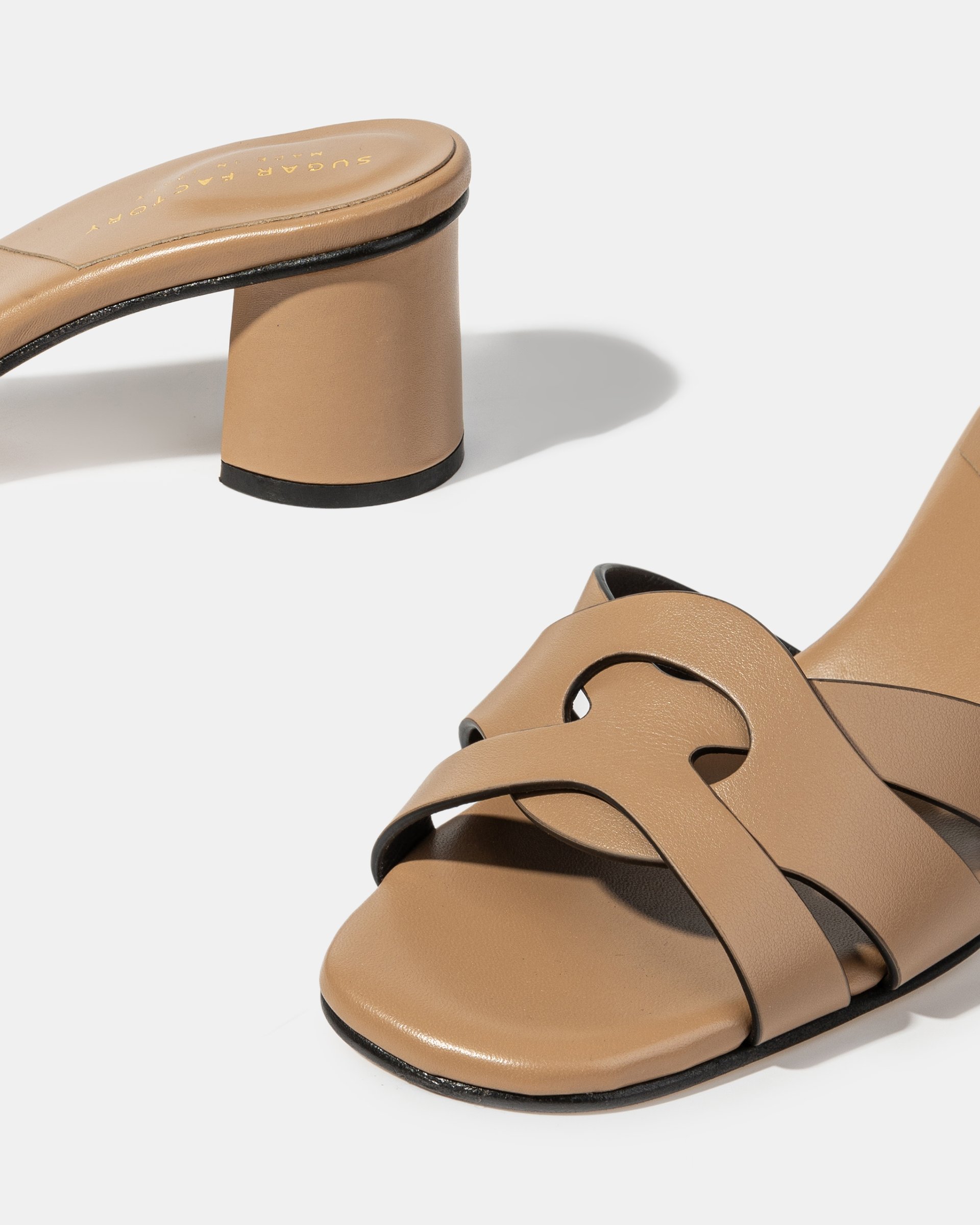 Бежевые мюли из натуральной кожи - Image 4 of 4