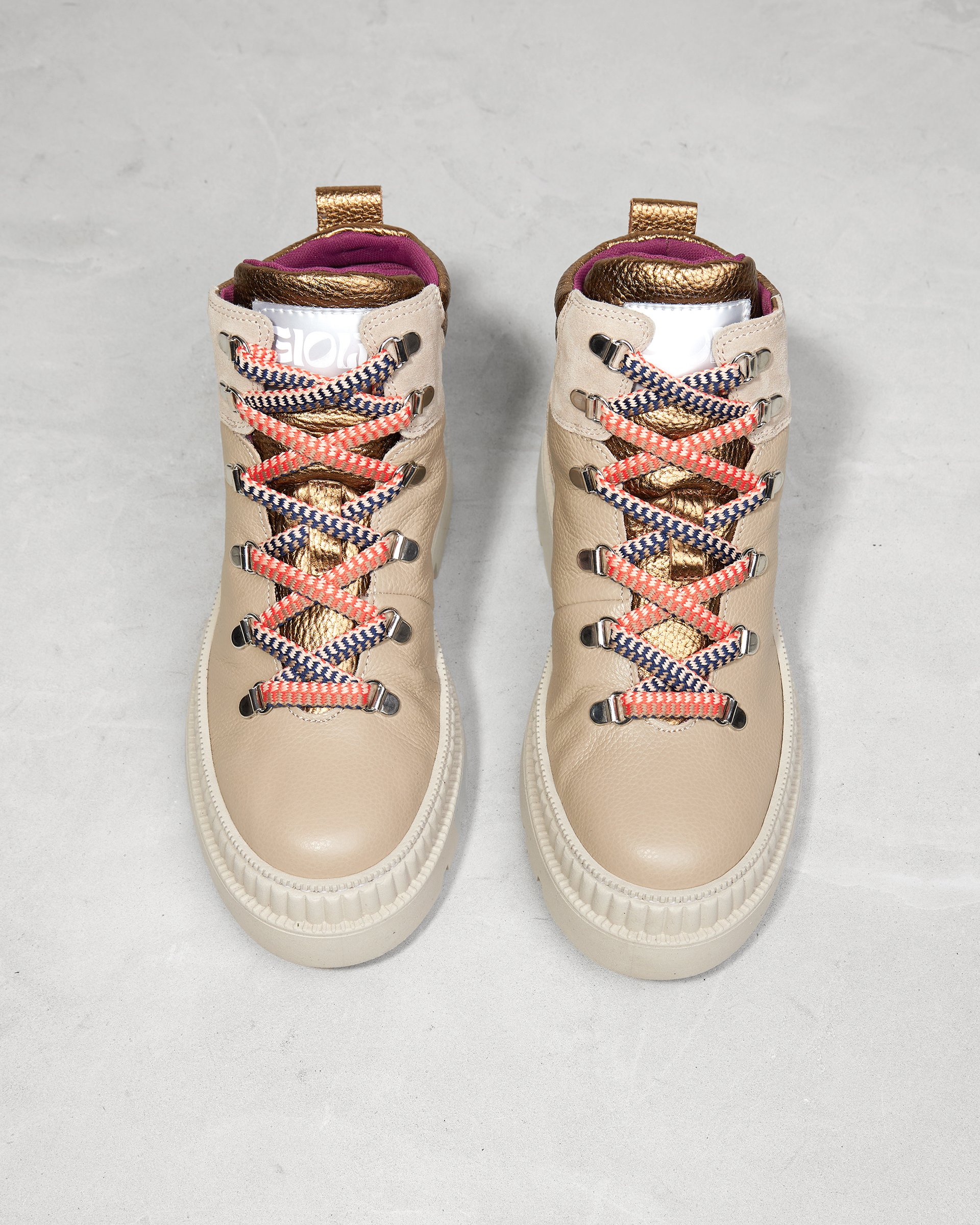 Светло-серые кожаные ботинки - Image 3 of 4