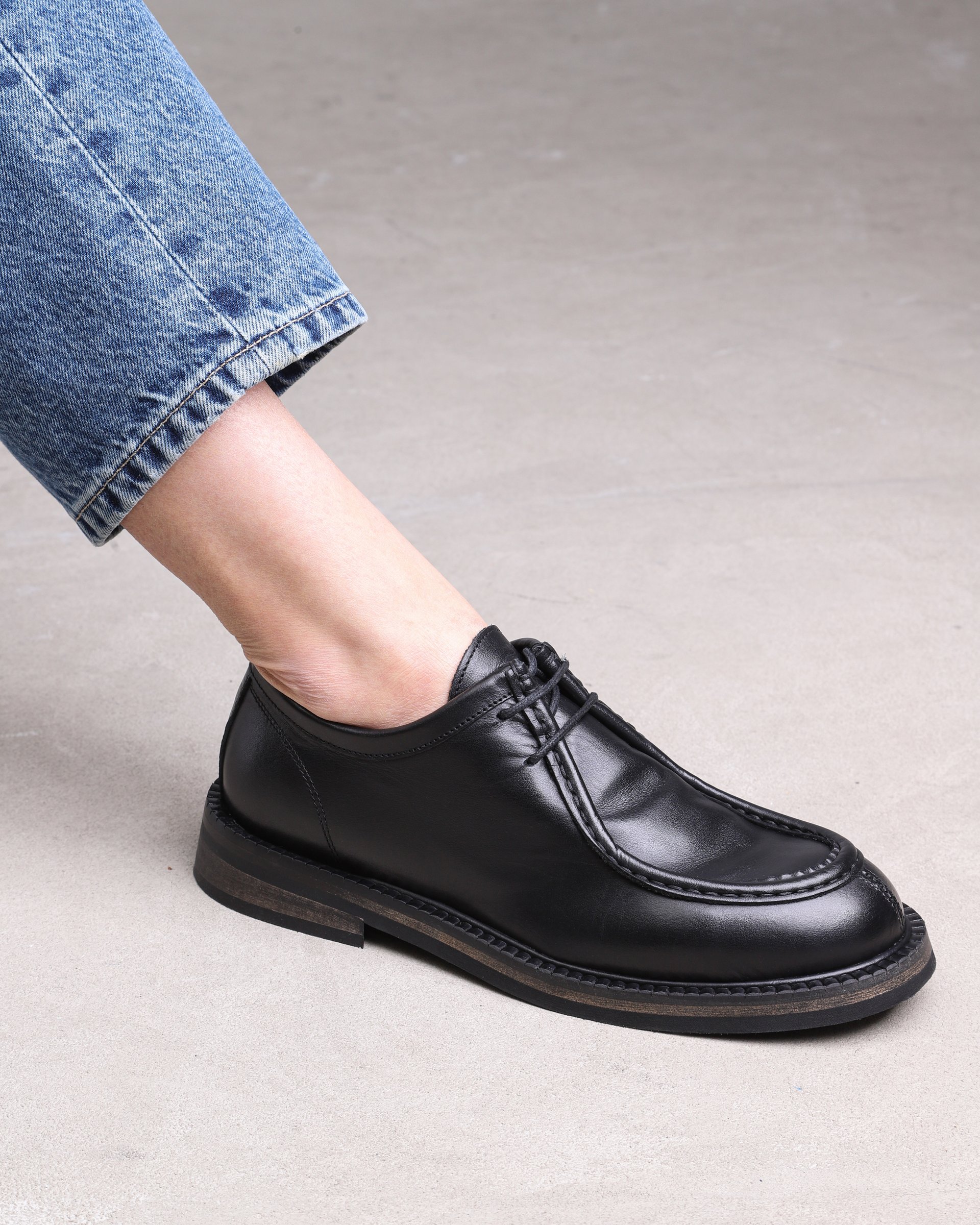 Черные кожаные полуботинки - Image 5 of 5