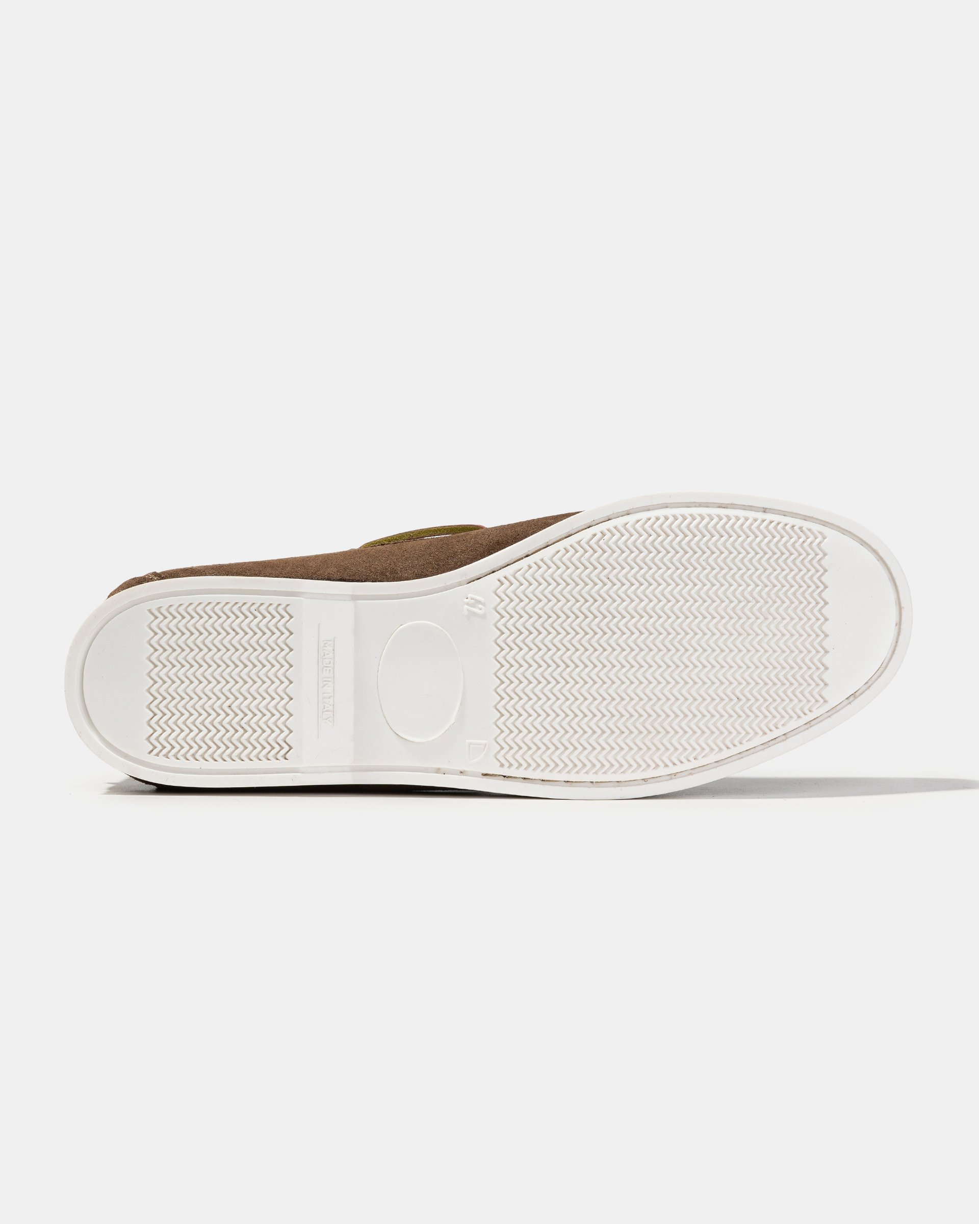 Коричневые замшевые мокасины со шнурками - Image 5 of 5