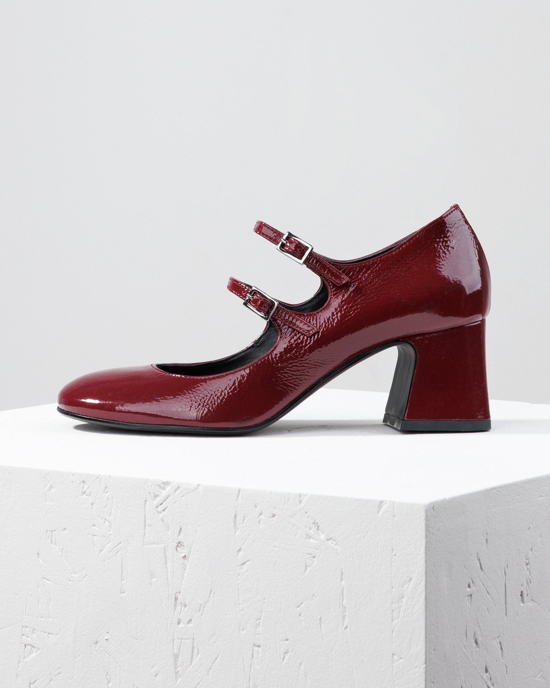 Бордовые кожаные туфли - Main image