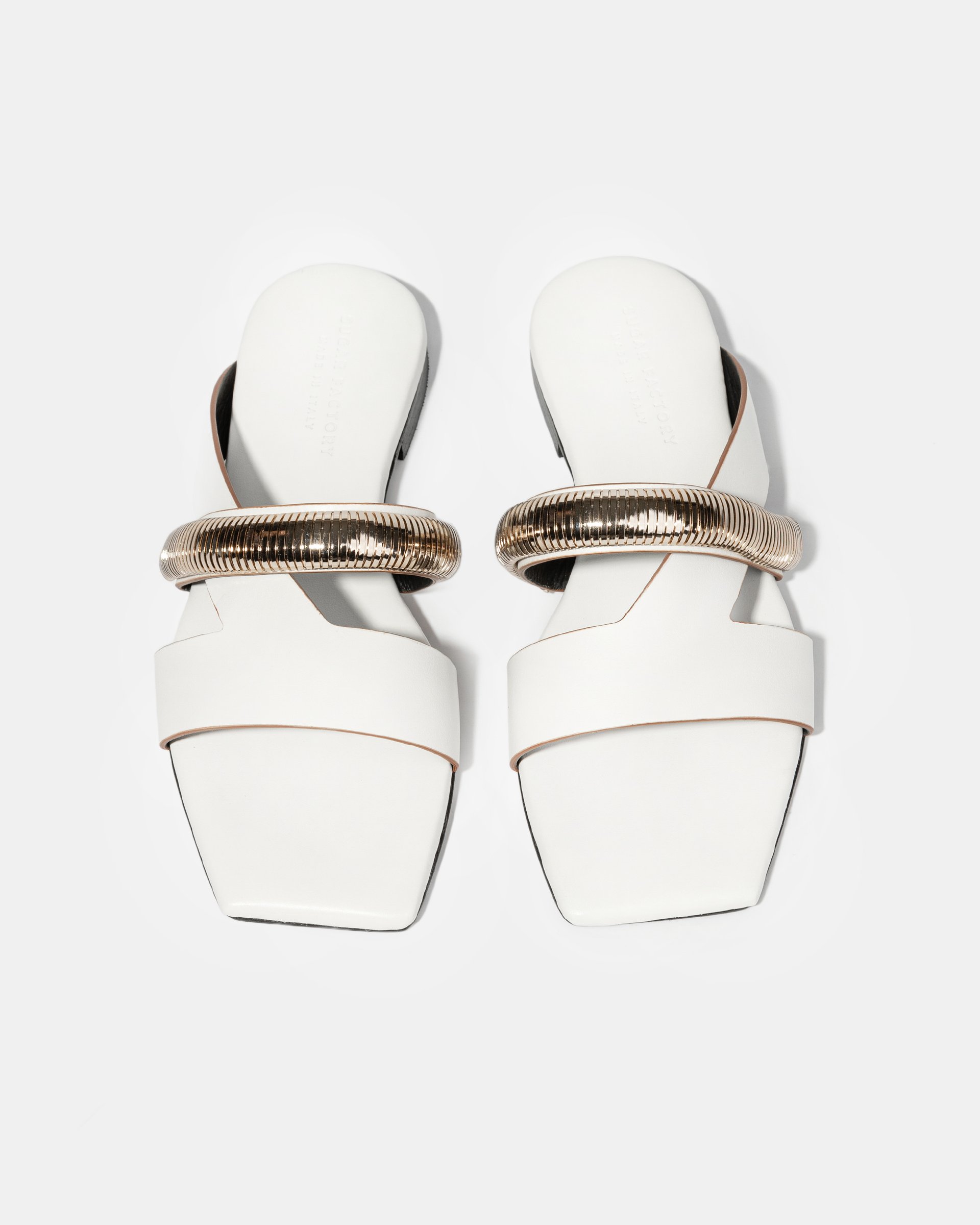 Белые пантолеты из натуральной кожи - Image 3 of 4