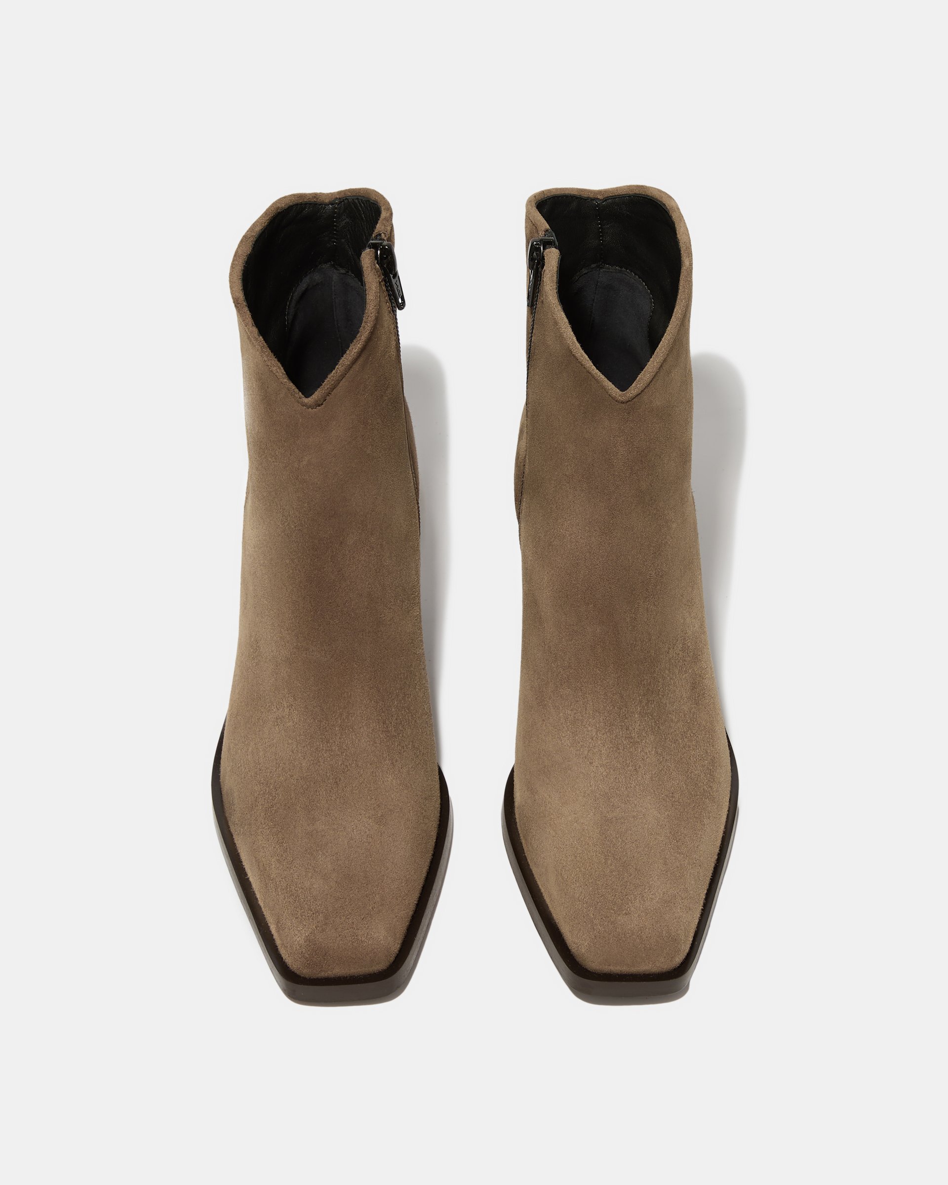 Бежевые замшевые ботильоны - Image 3 of 5