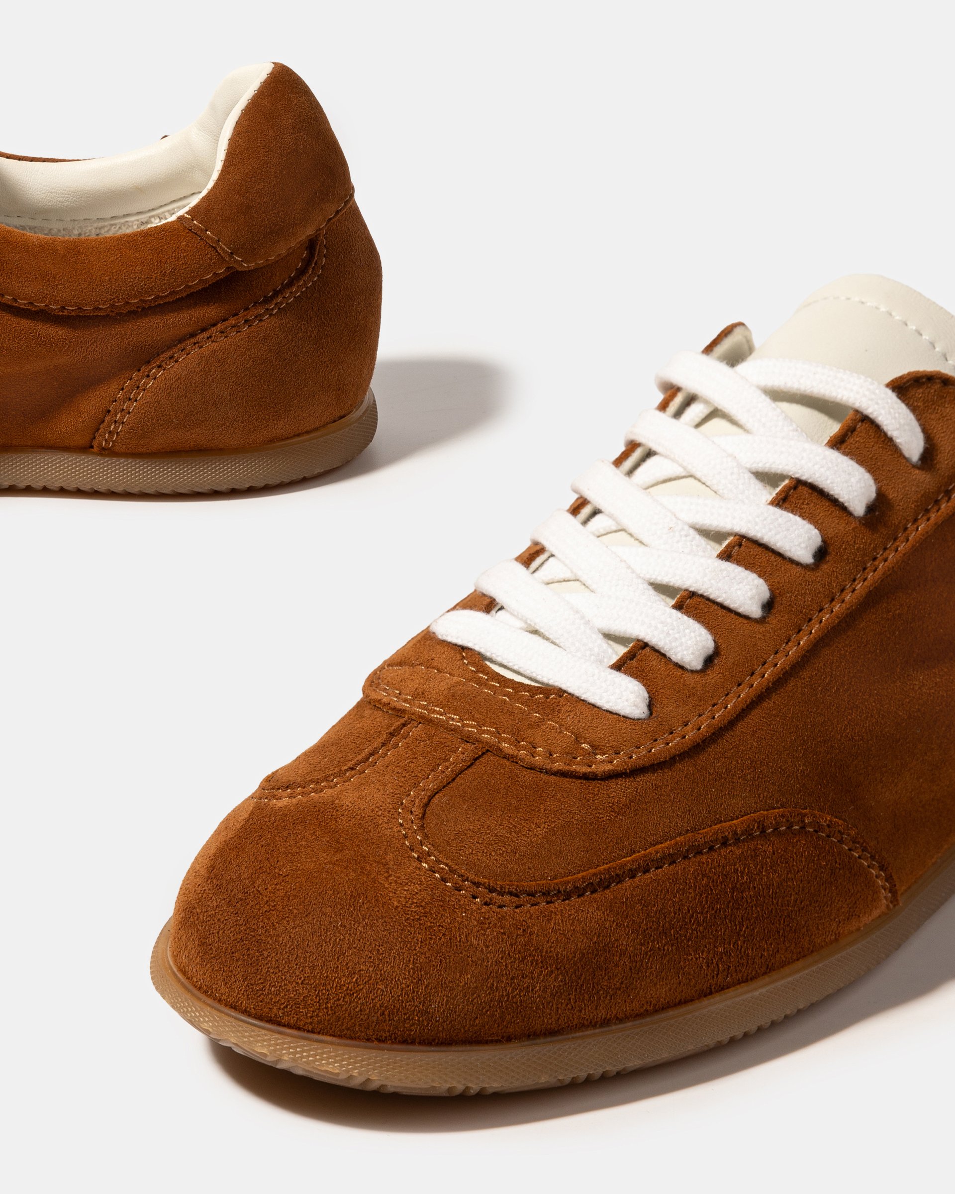 Коричневые замшевые кеды - Image 4 of 5