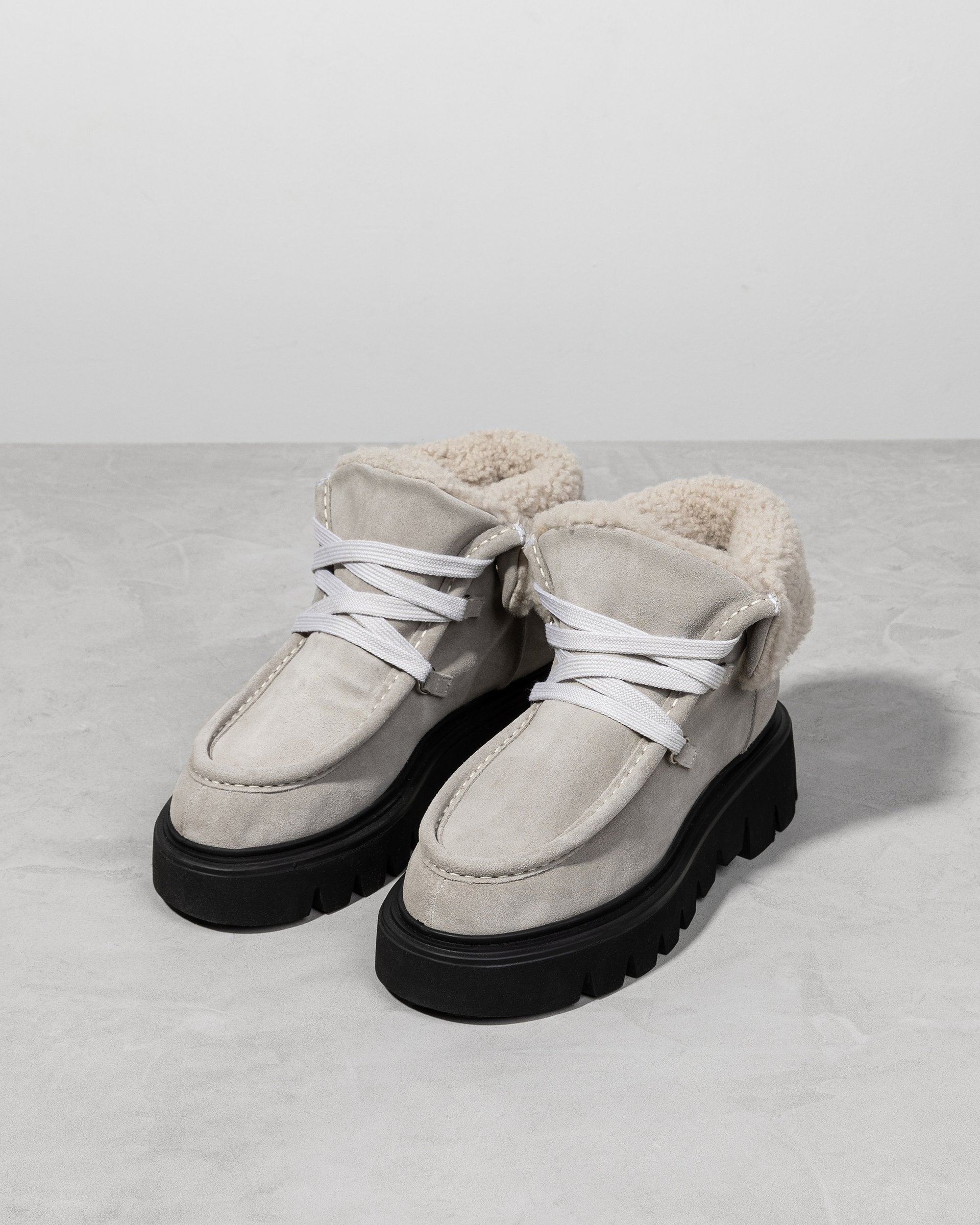 Зимние светло-серые ботинки - Image 2 of 4
