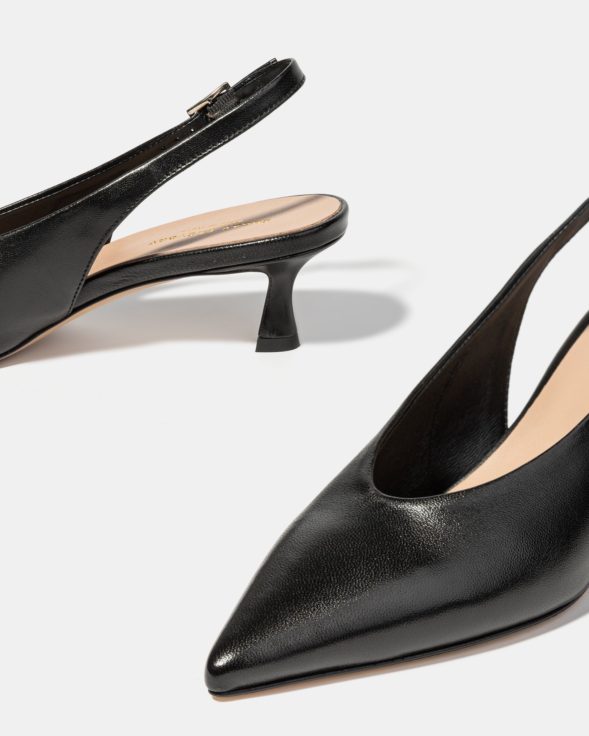 Черные туфли из натуральной кожи - Image 4 of 5