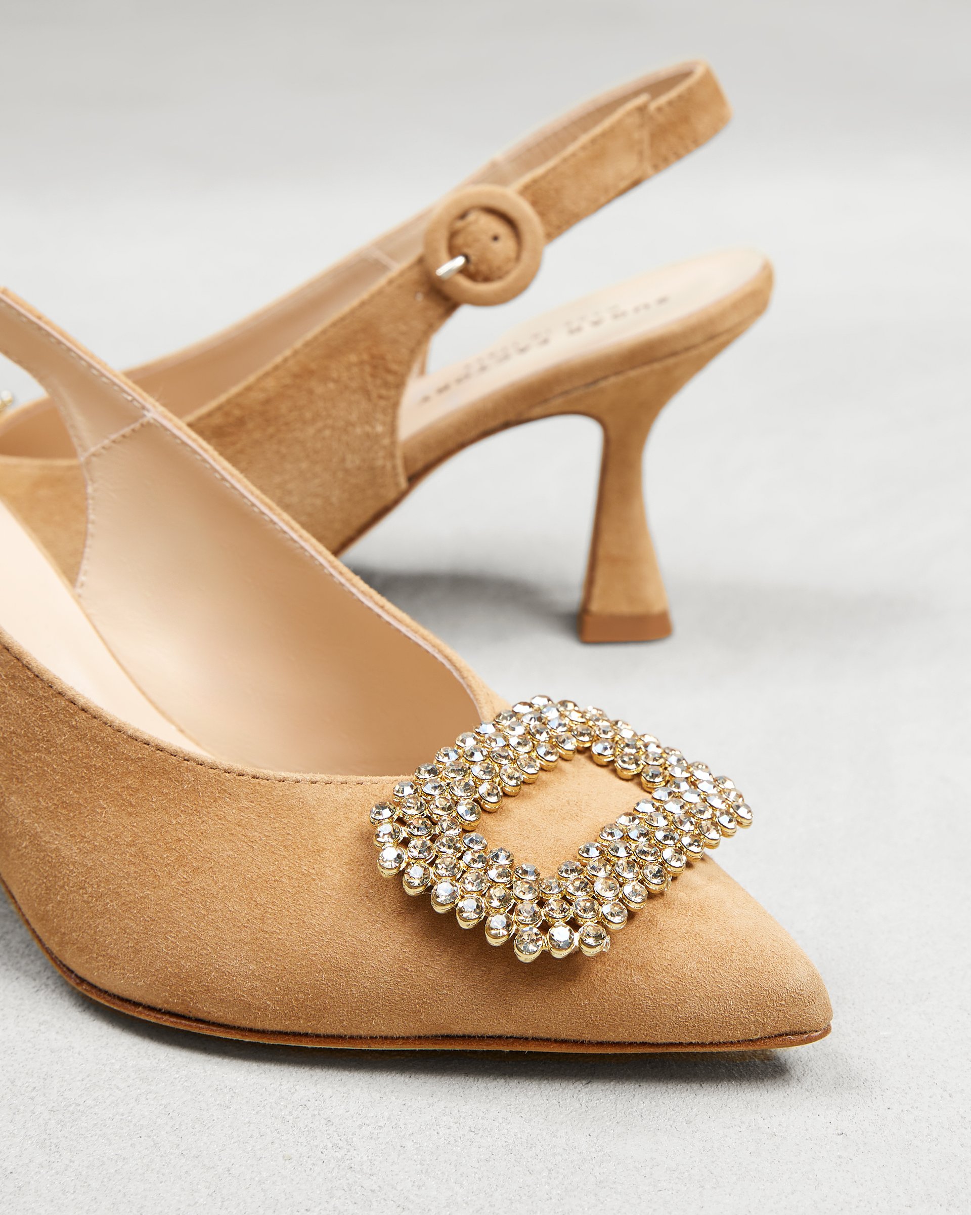 Песочные замшевые туфли - Image 2 of 6