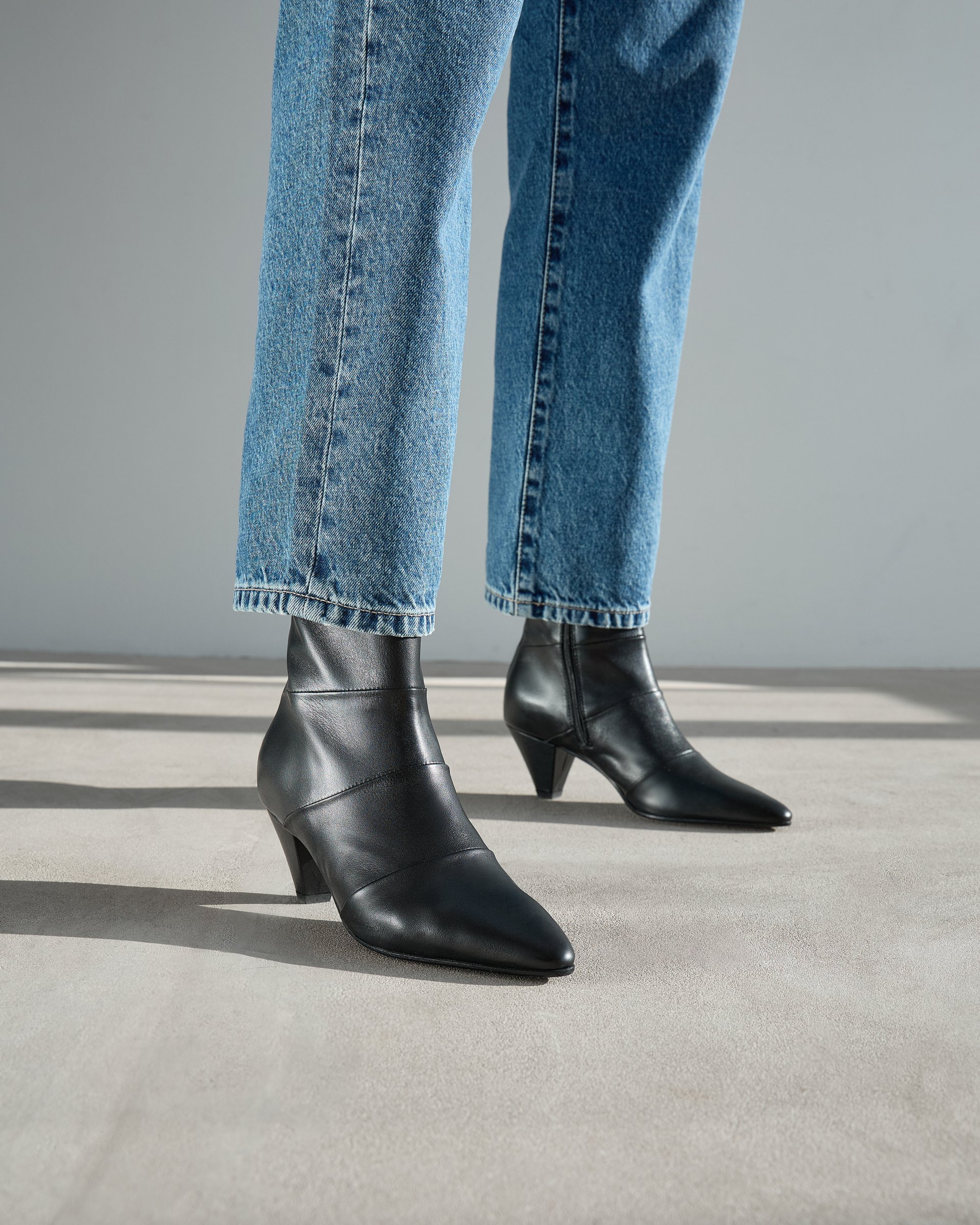 Черные кожаные ботильоны - Image 5 of 5