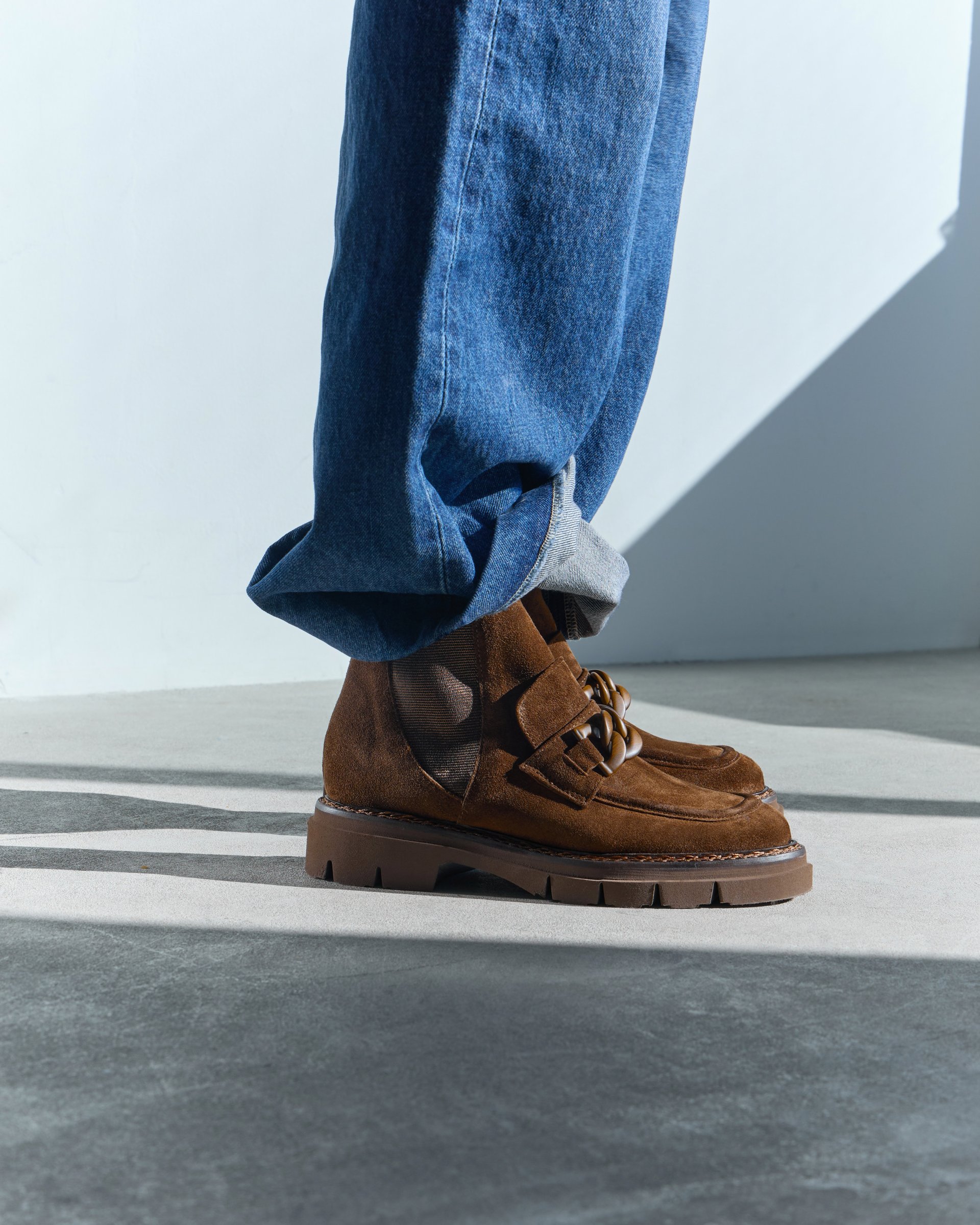 Коричневые замшевые ботинки - Image 5 of 6