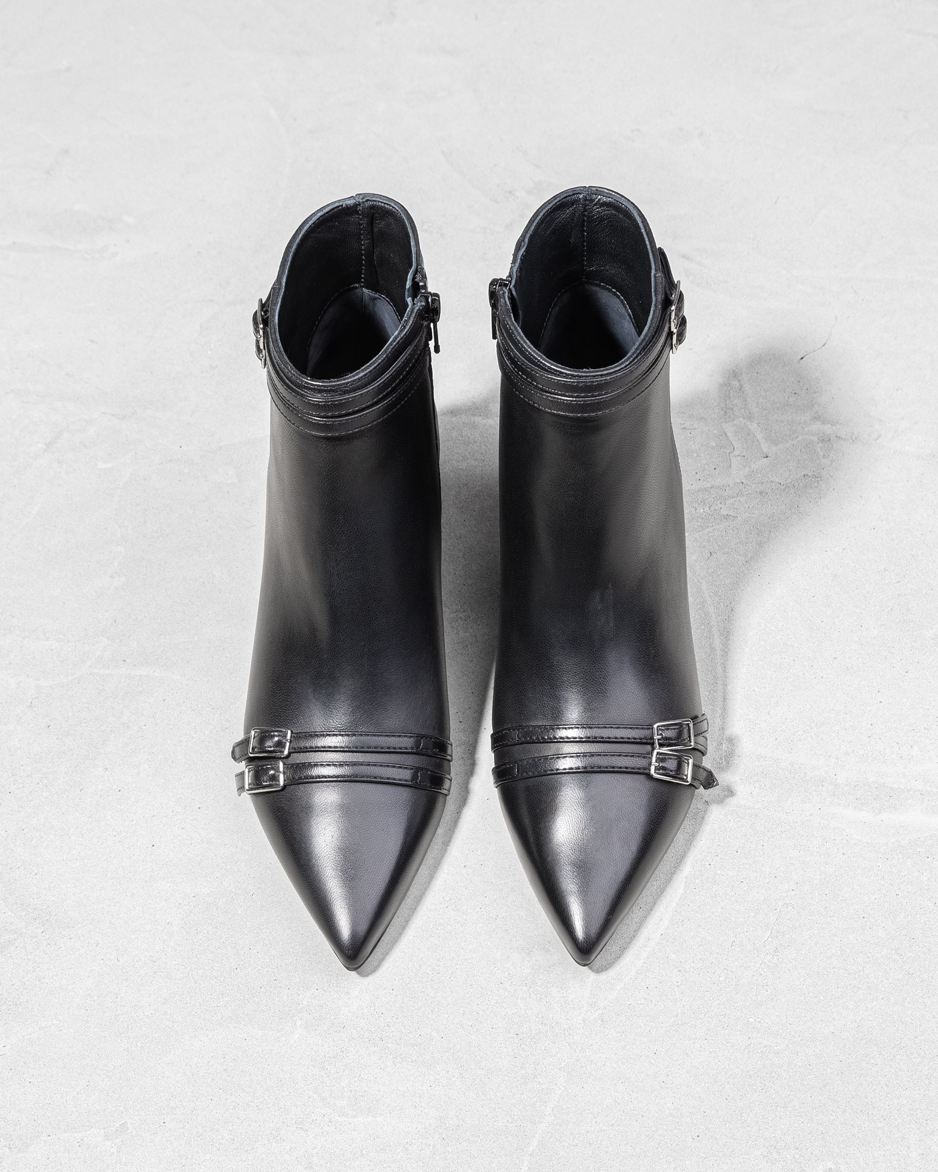 Черные кожаные ботильоны - Image 3 of 8